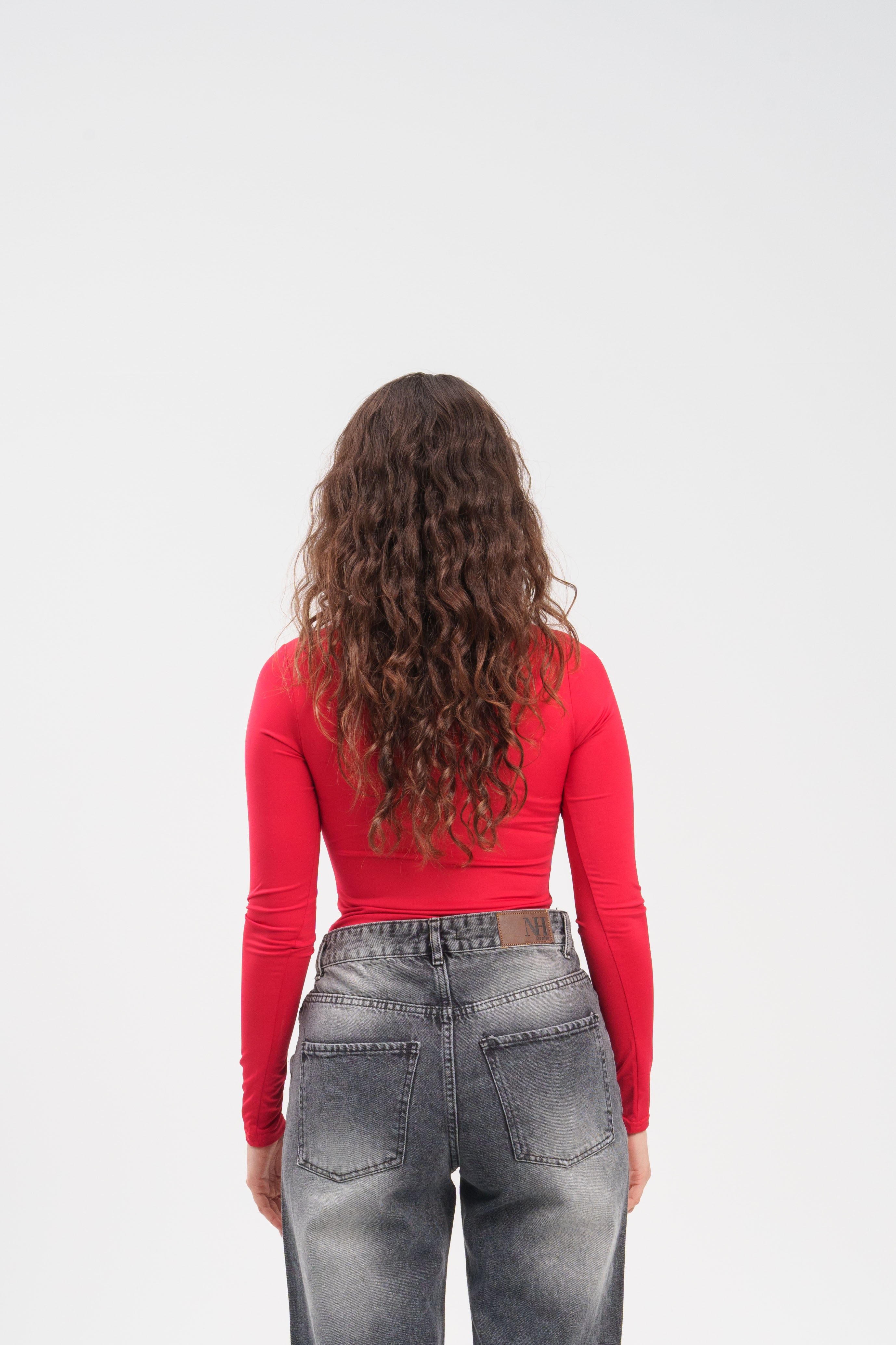Long-Sleeve Square Top