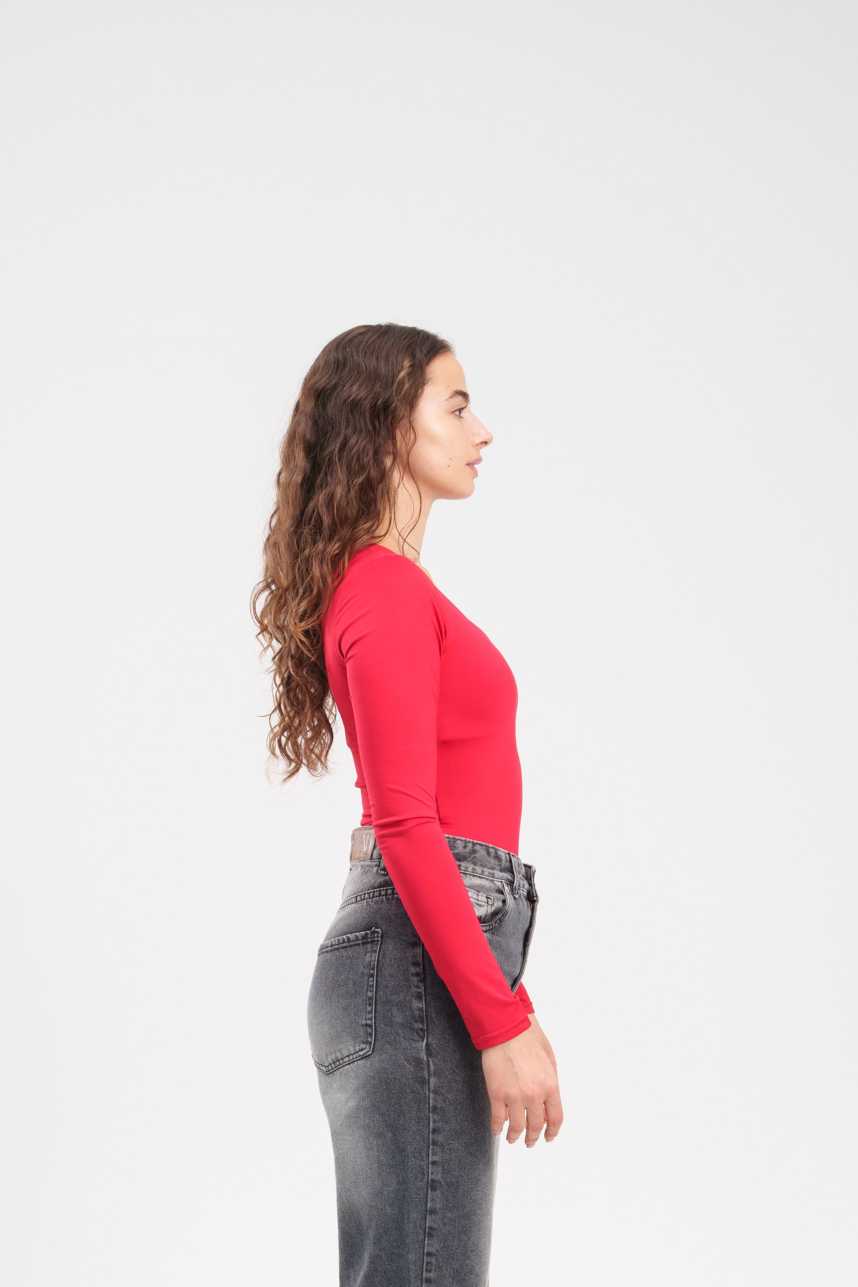 Long-Sleeve Square Top
