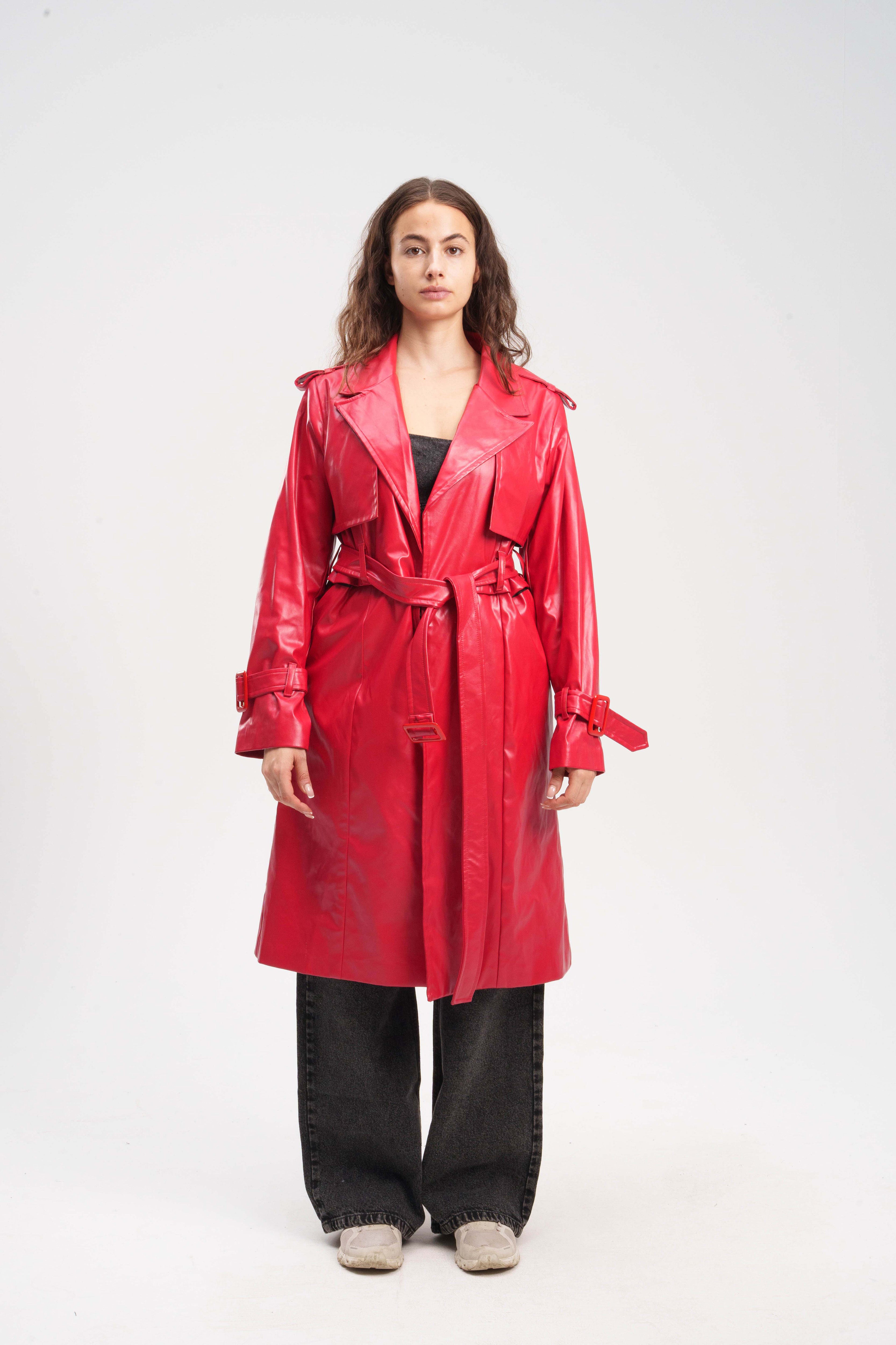 2-in-1 Leather Coat