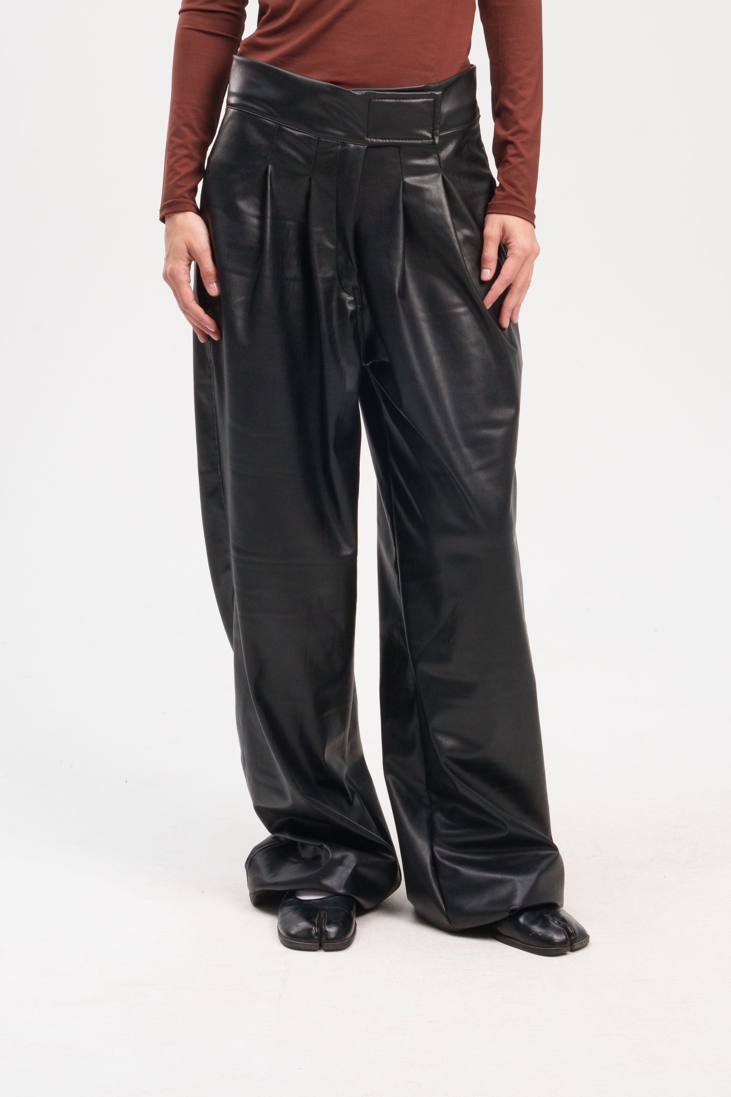 Tailored Leather Pants