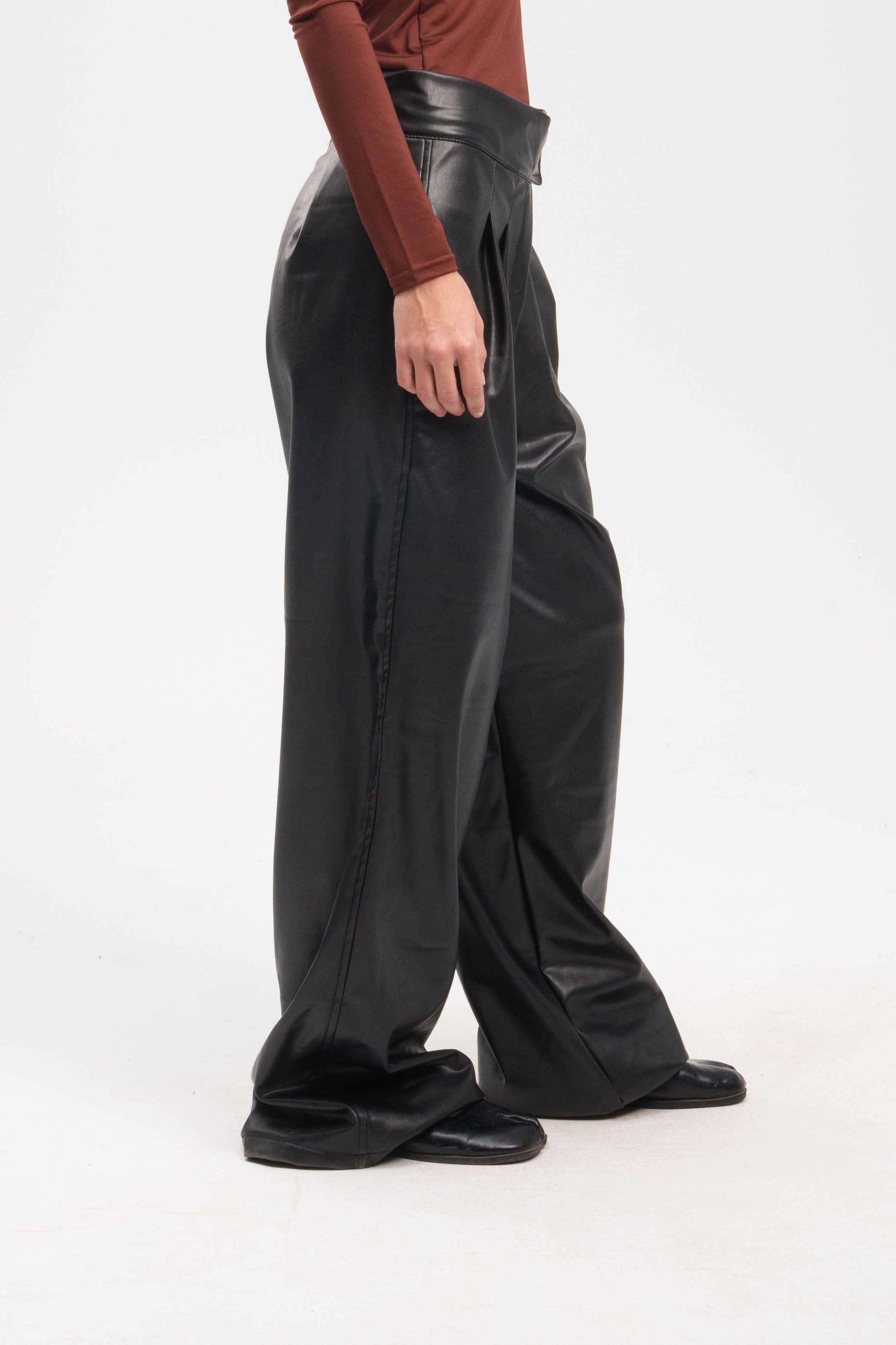 Tailored Leather Pants