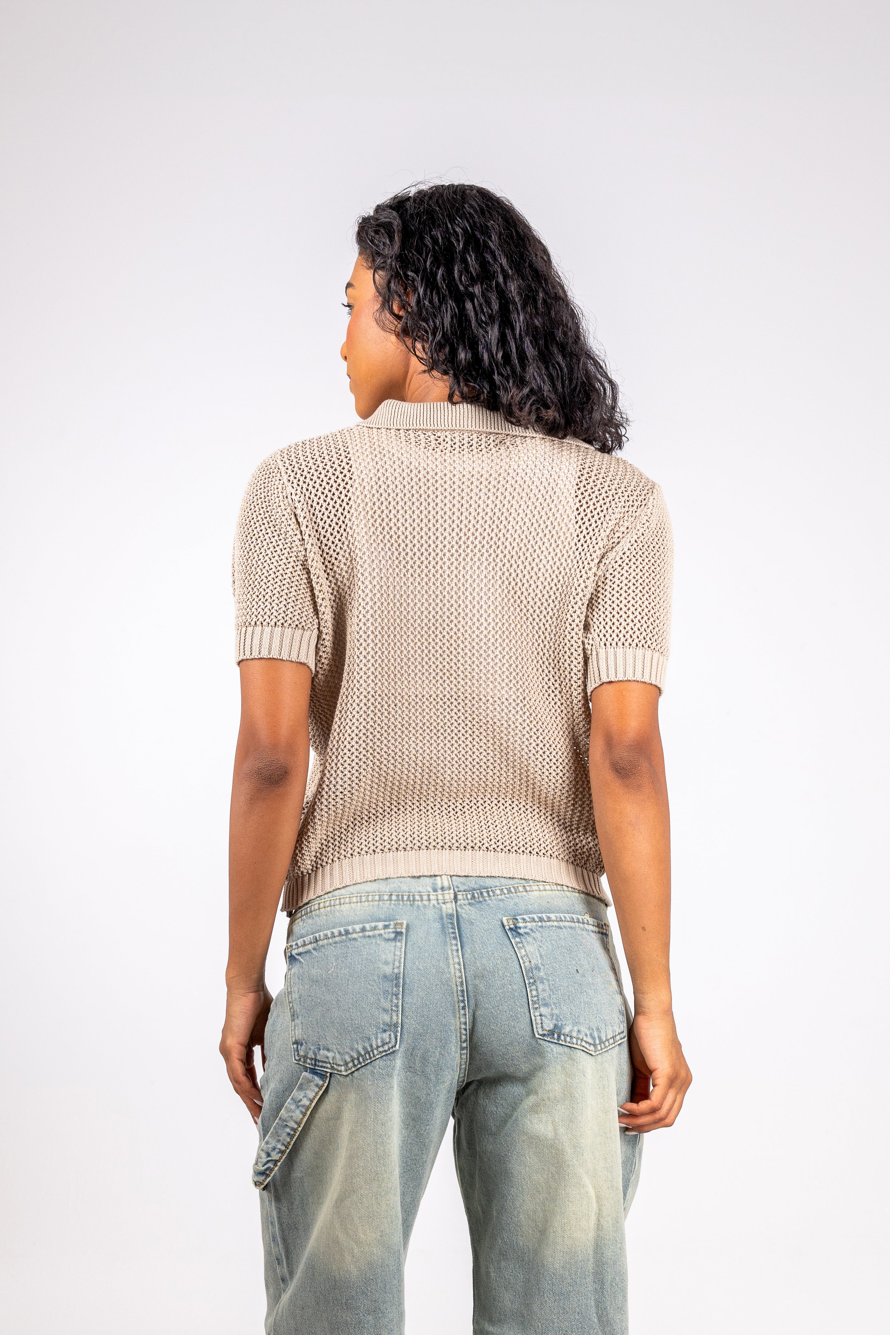 Women's Knitted Polo