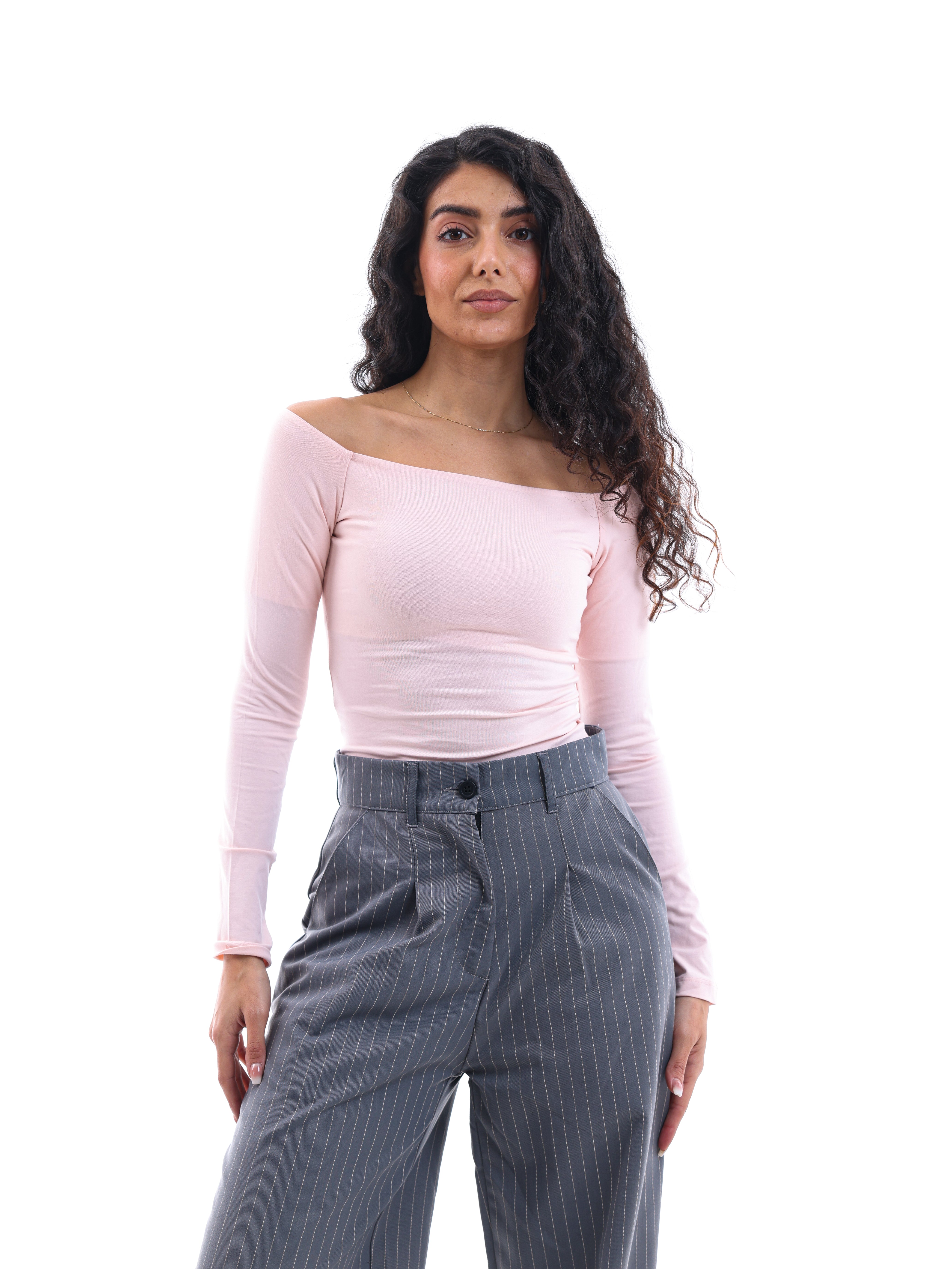 Off Shoulder Long-Sleeve Top