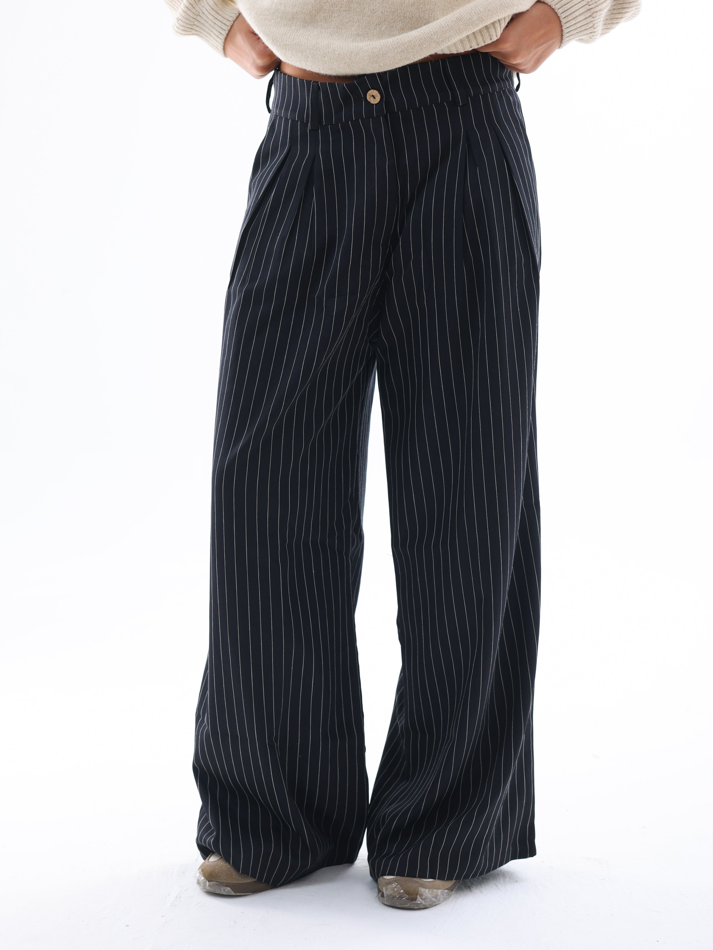 Striped Tailored Pants