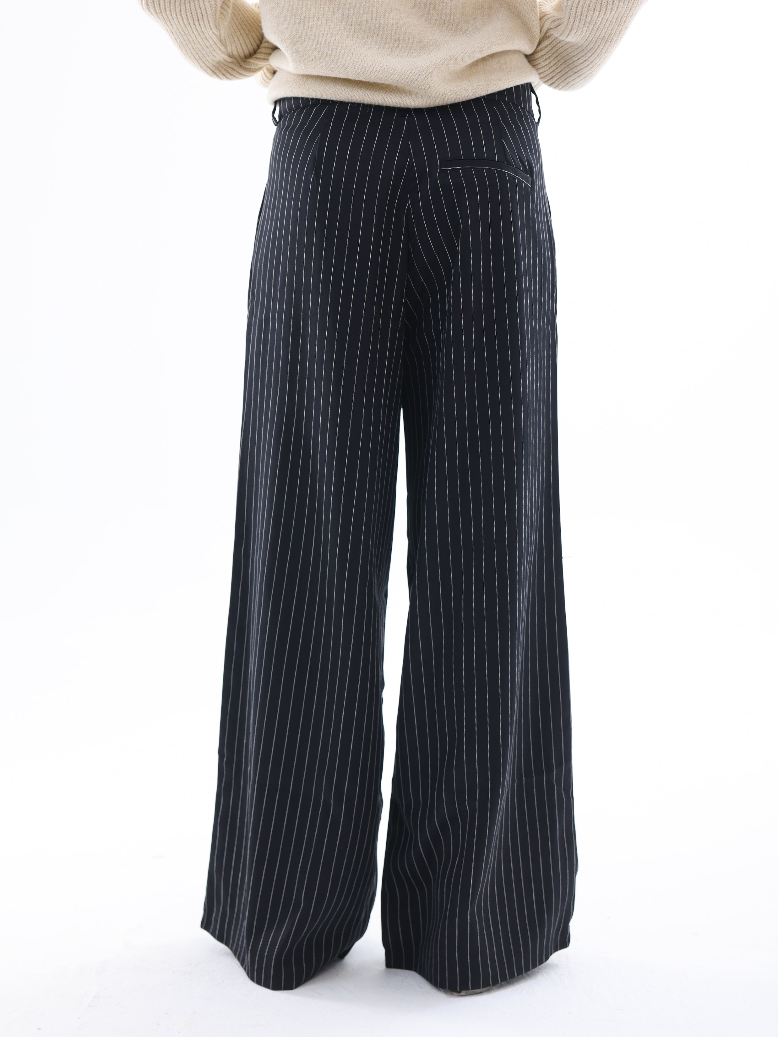Striped Tailored Pants