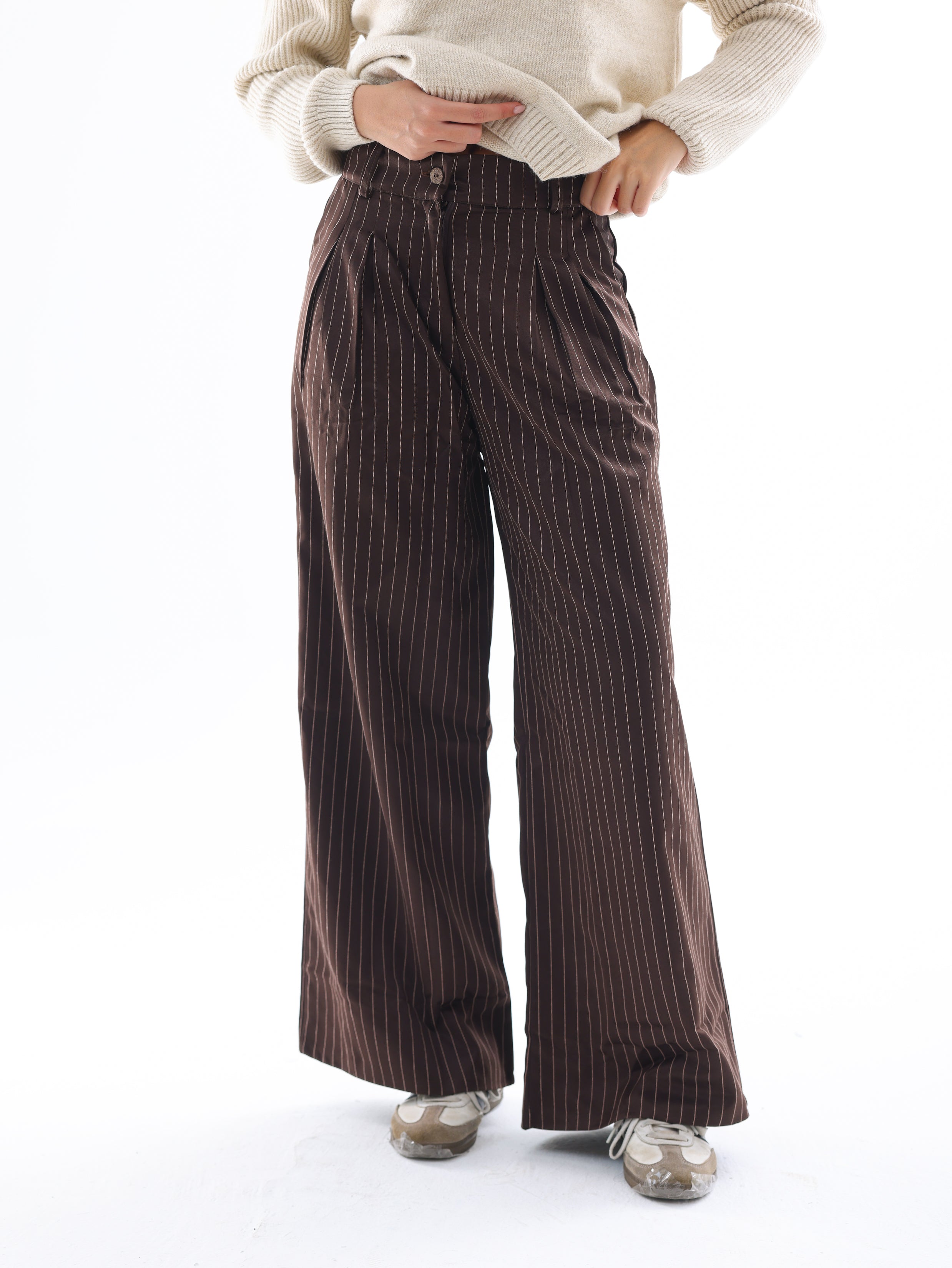 Striped Tailored Pants