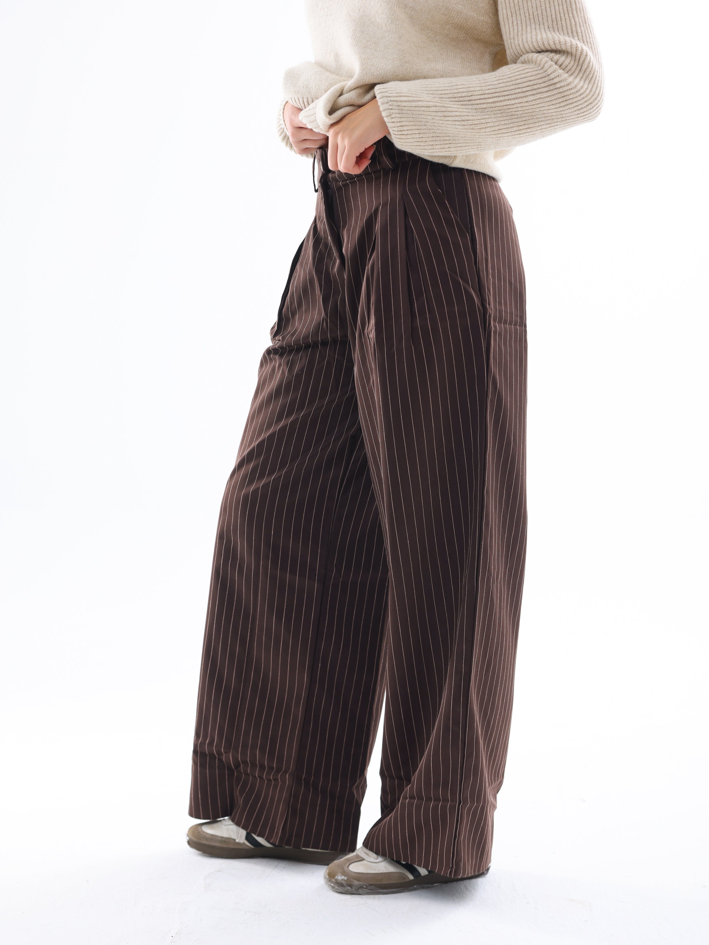 Striped Tailored Pants