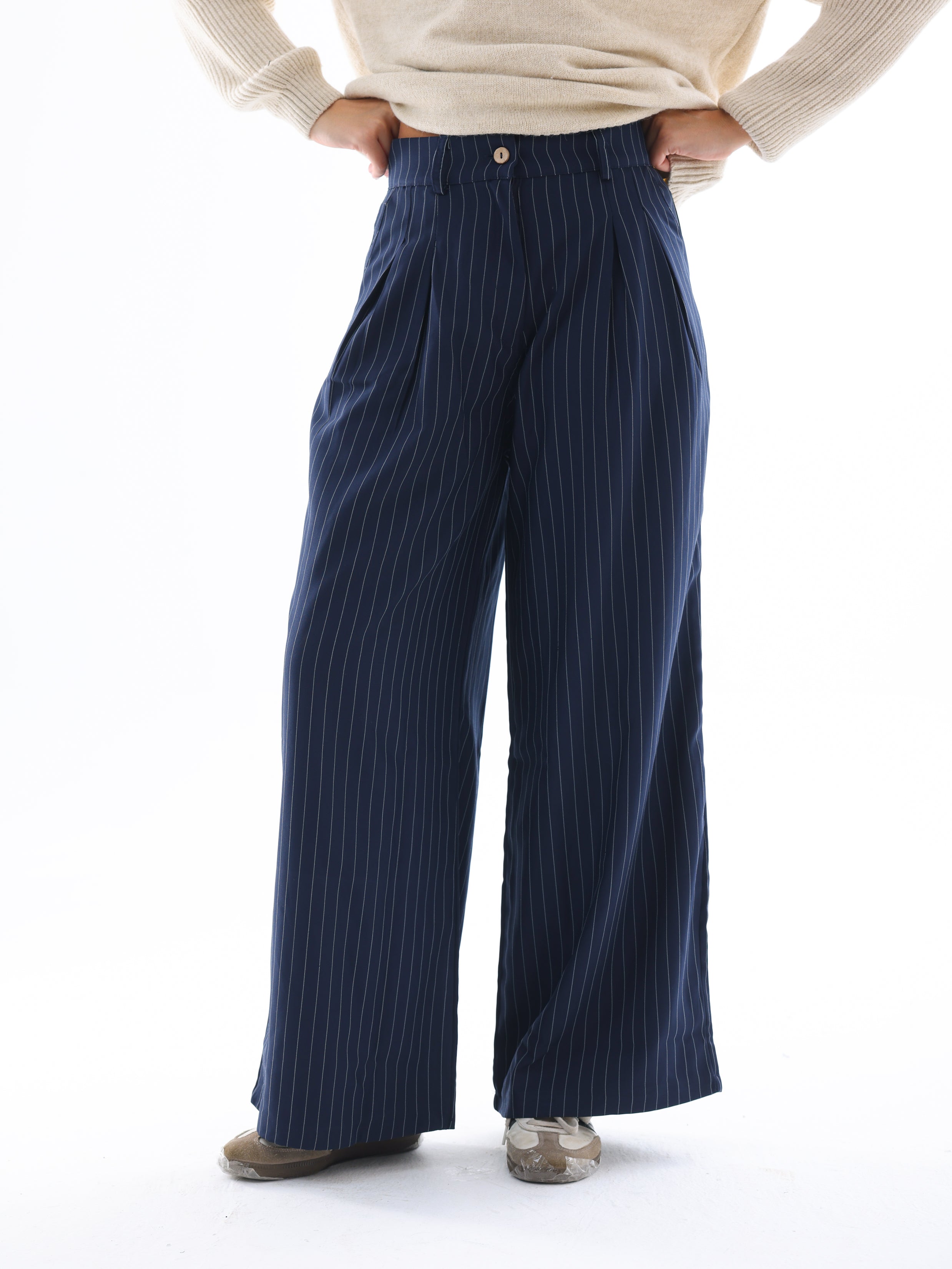 Striped Tailored Pants