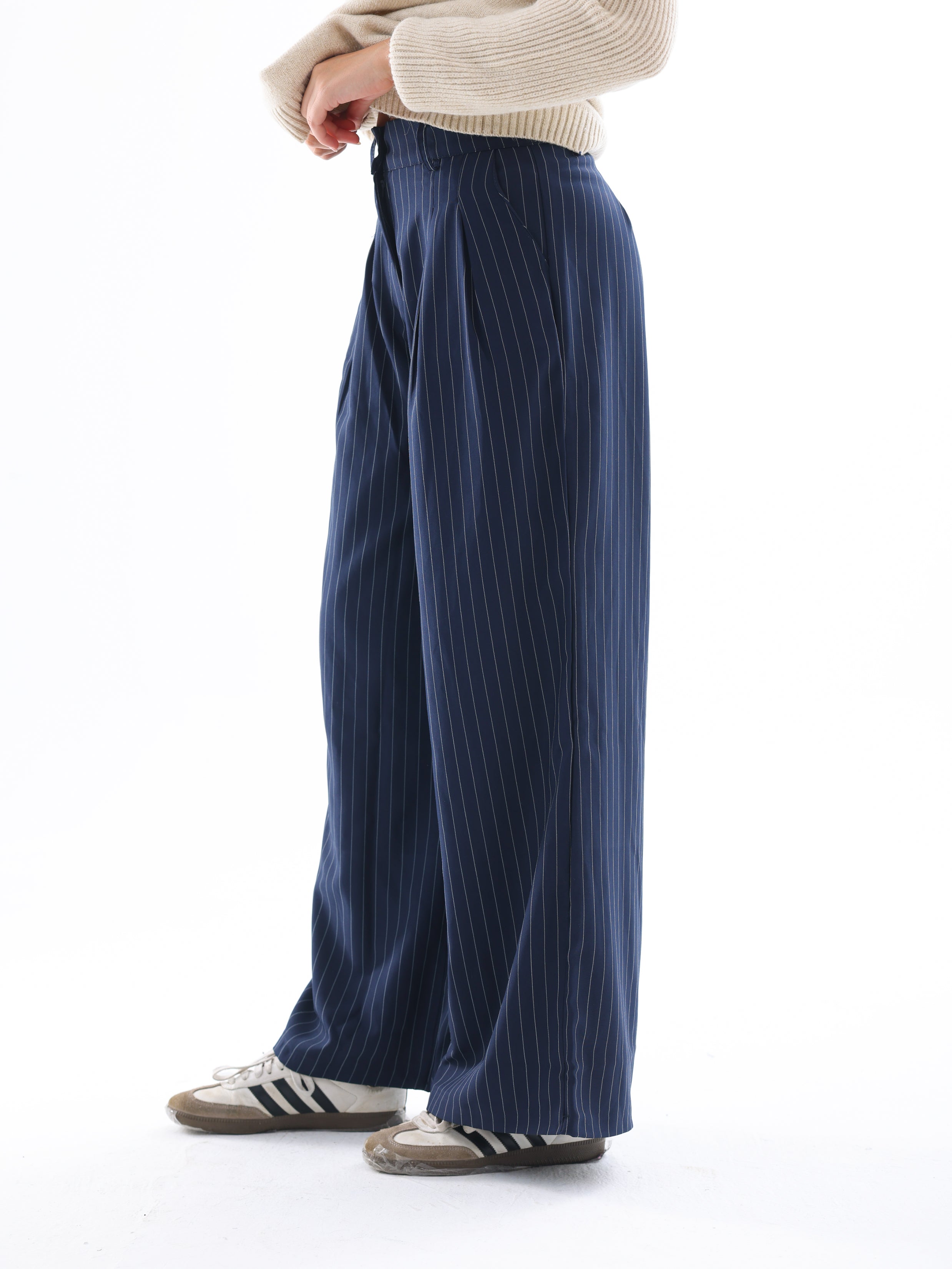 Striped Tailored Pants