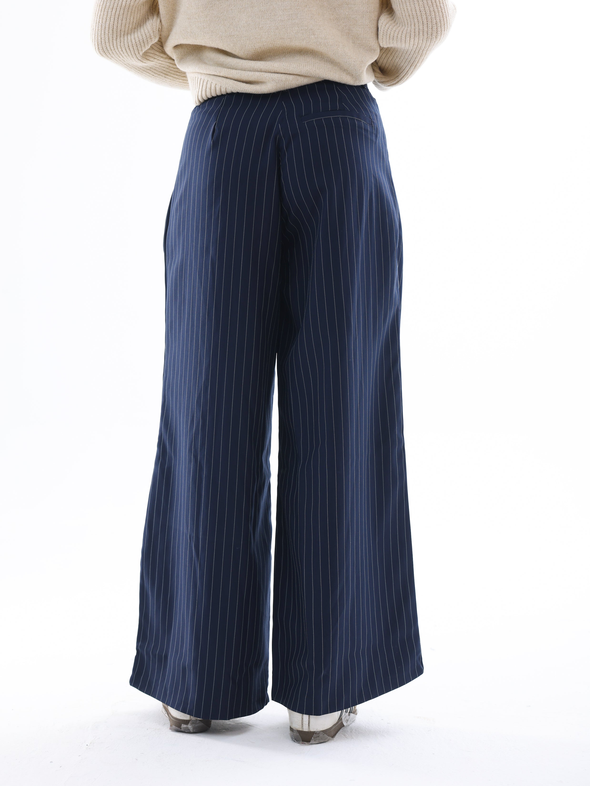 Striped Tailored Pants