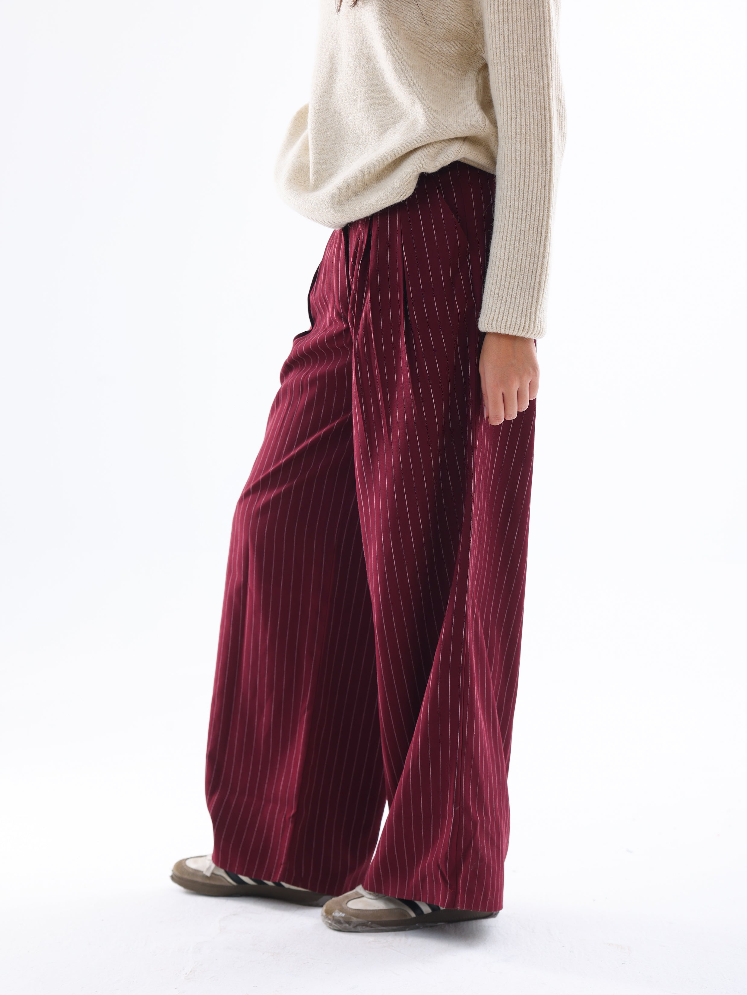 Striped Tailored Pants