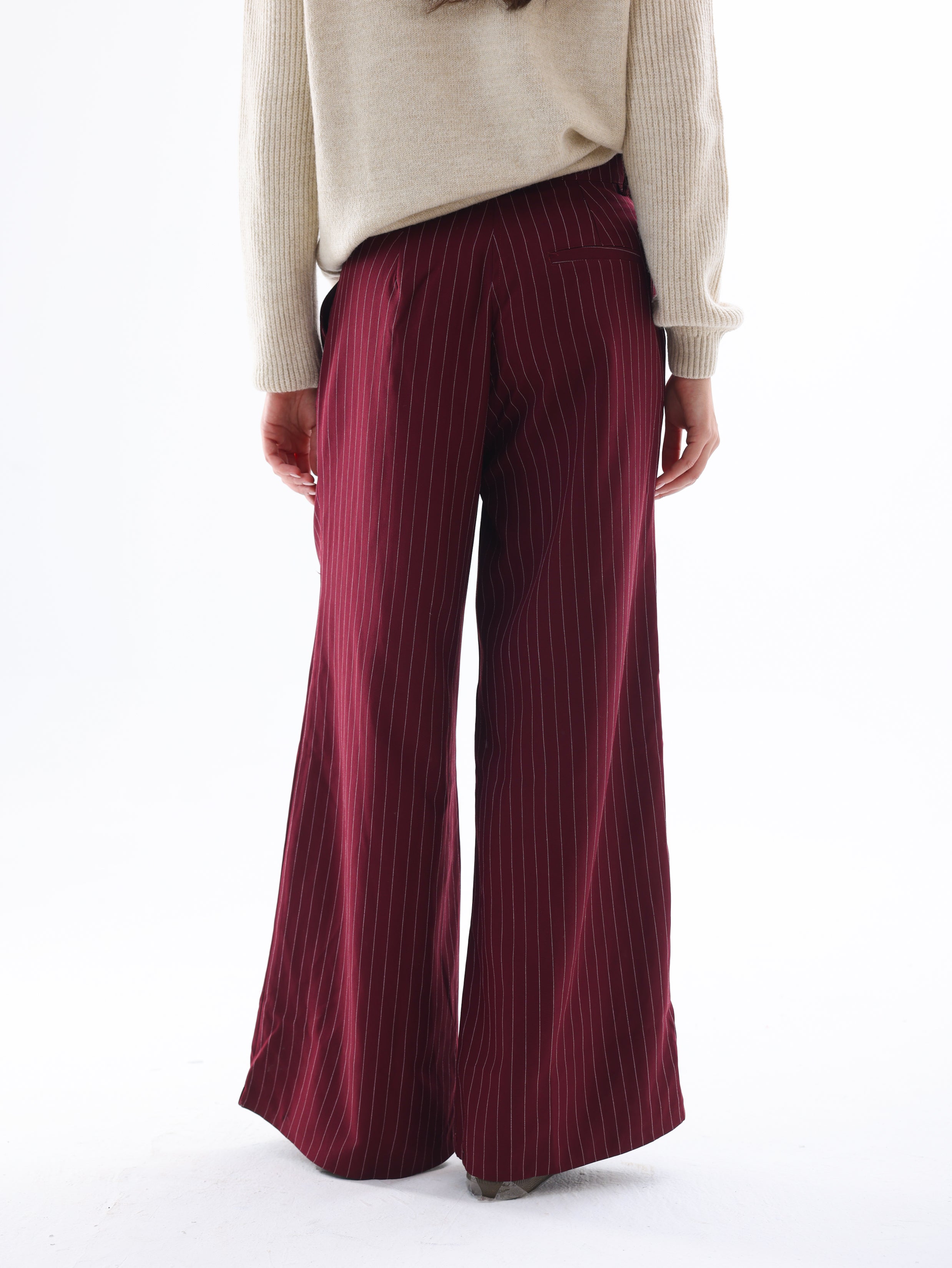 Striped Tailored Pants