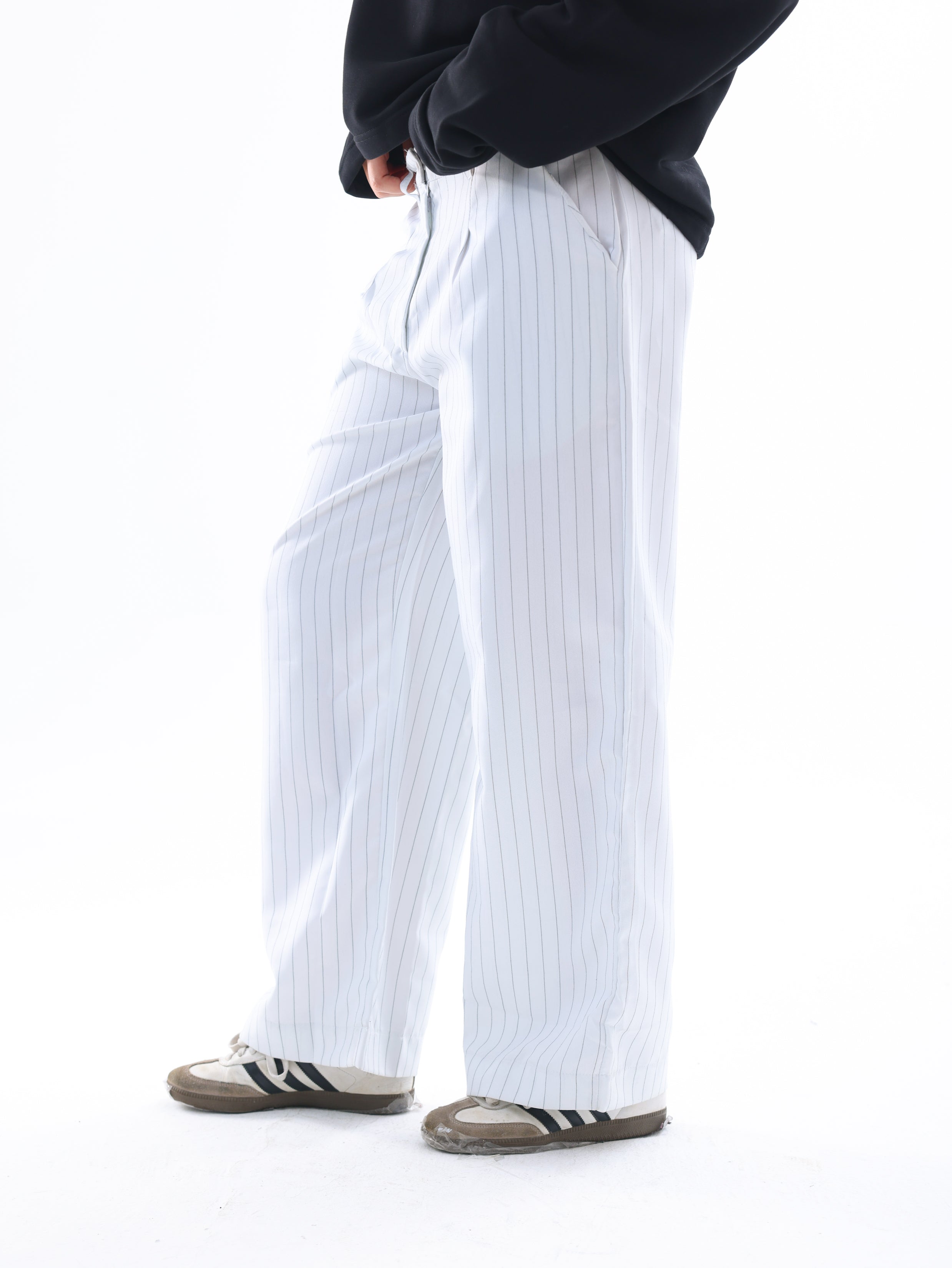 Pinstriped Pants