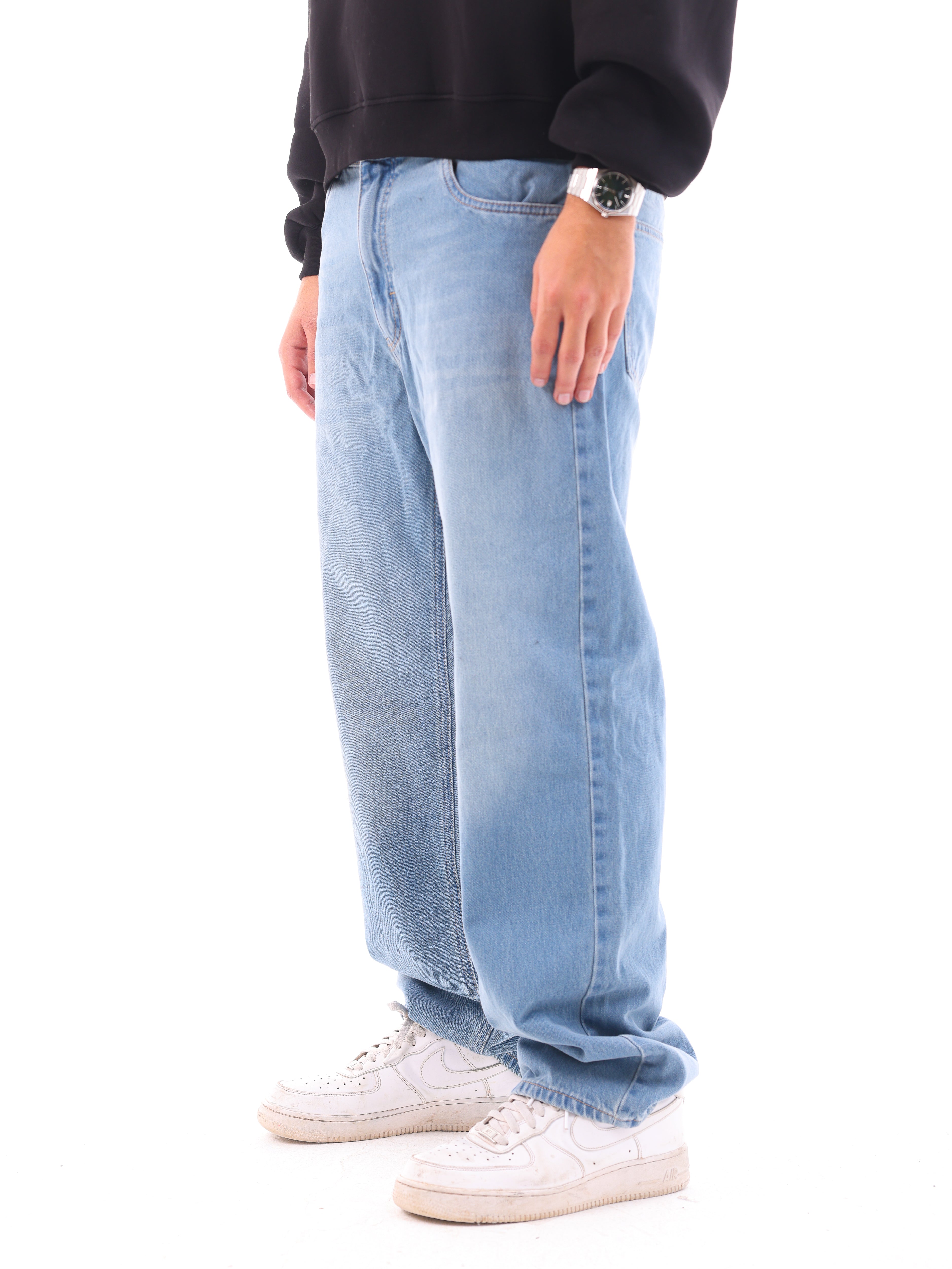 Washed Baggy Denim