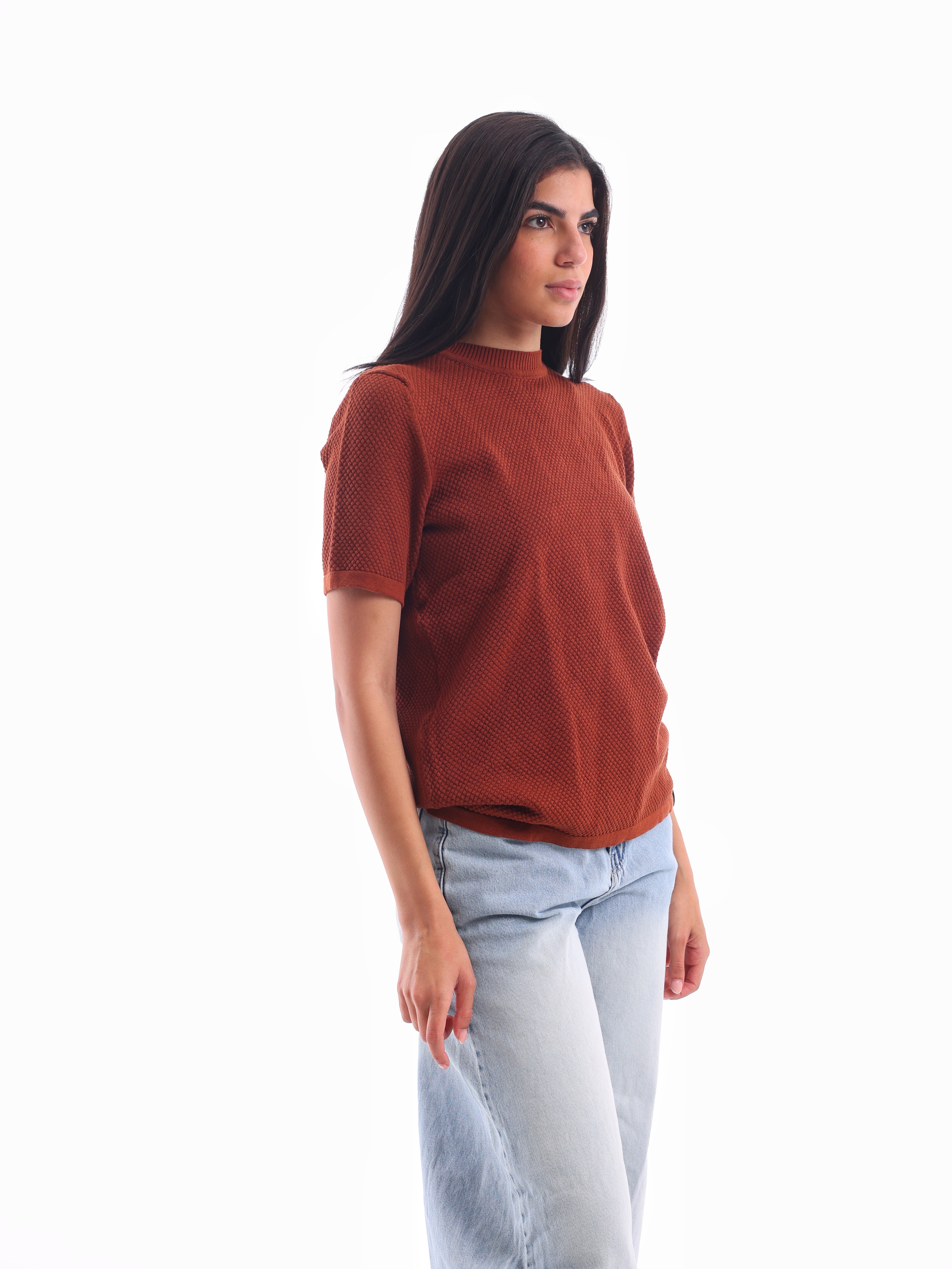 Popcorn Round Neck T-Shirt