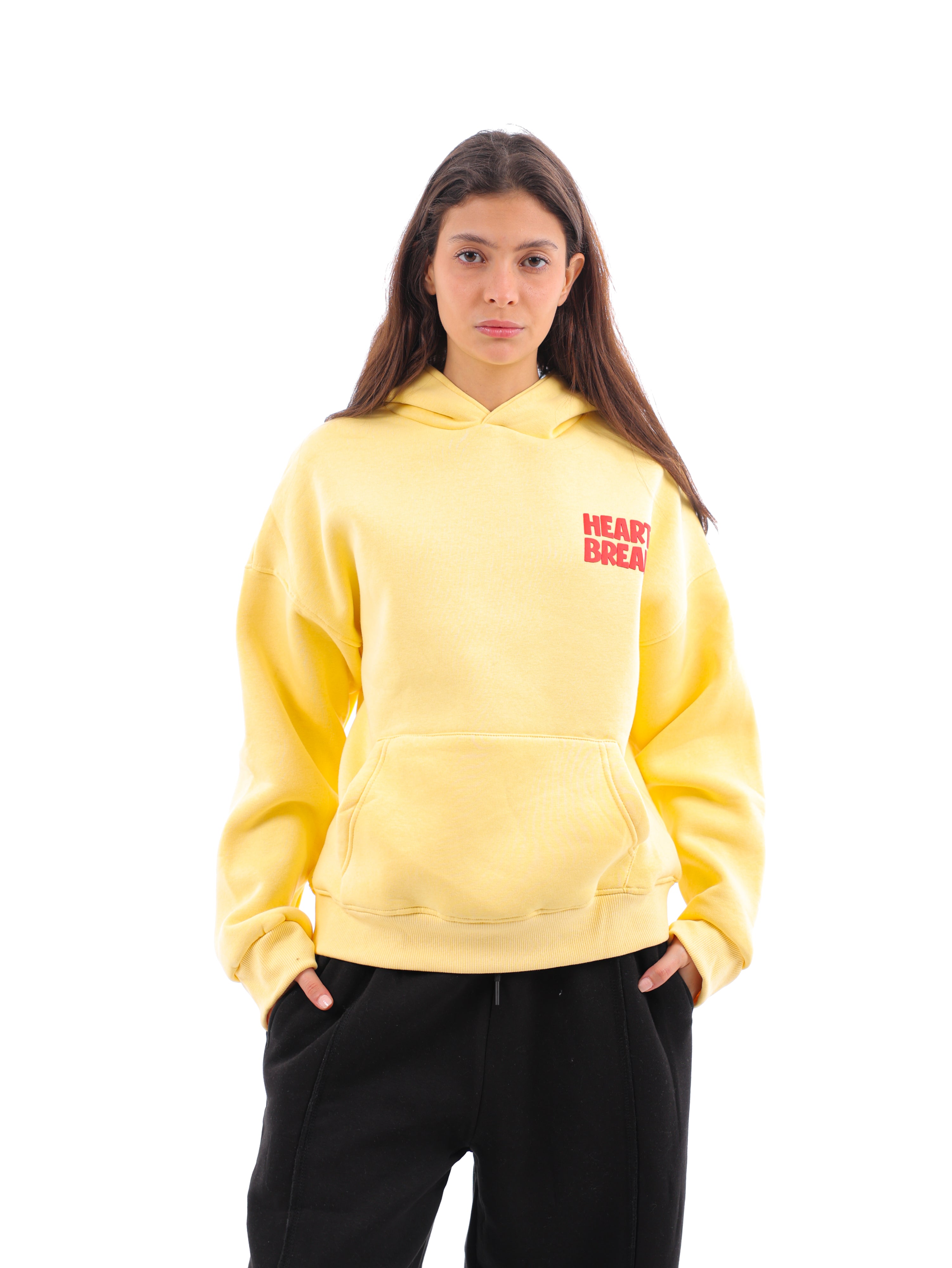 Heart Breaker Boxy Printed Hoodie