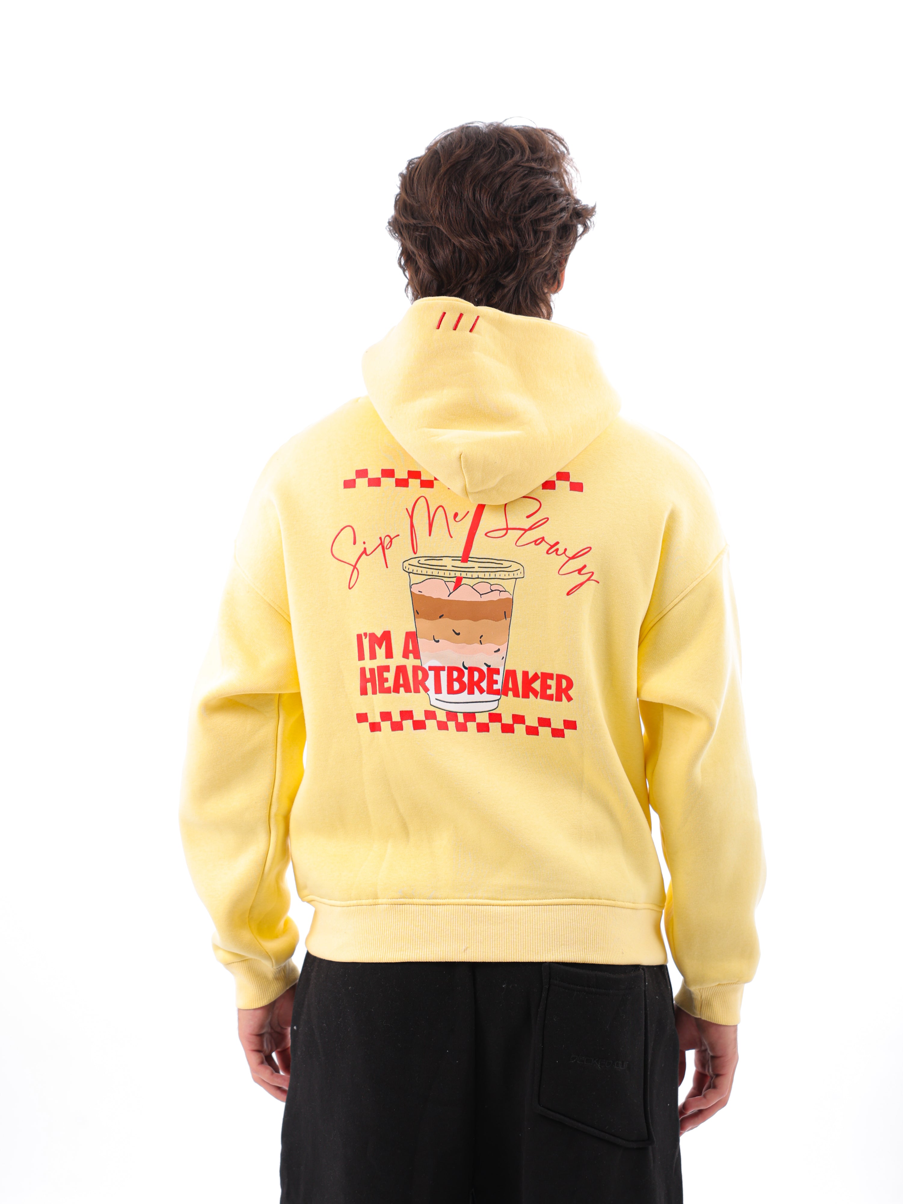 Heart Breaker Boxy Printed Hoodie