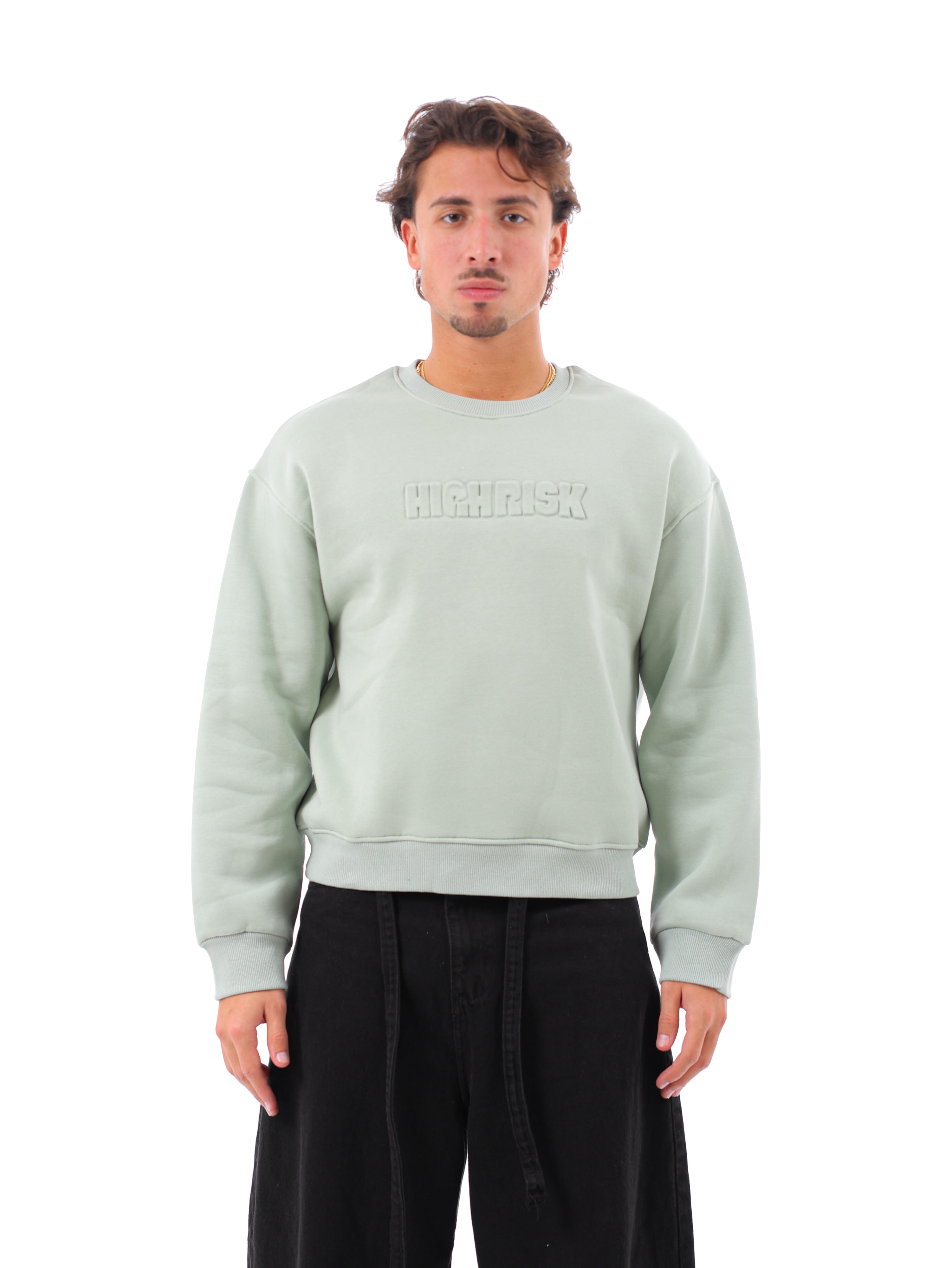 High Risk Oversized Printed Sweatshirt