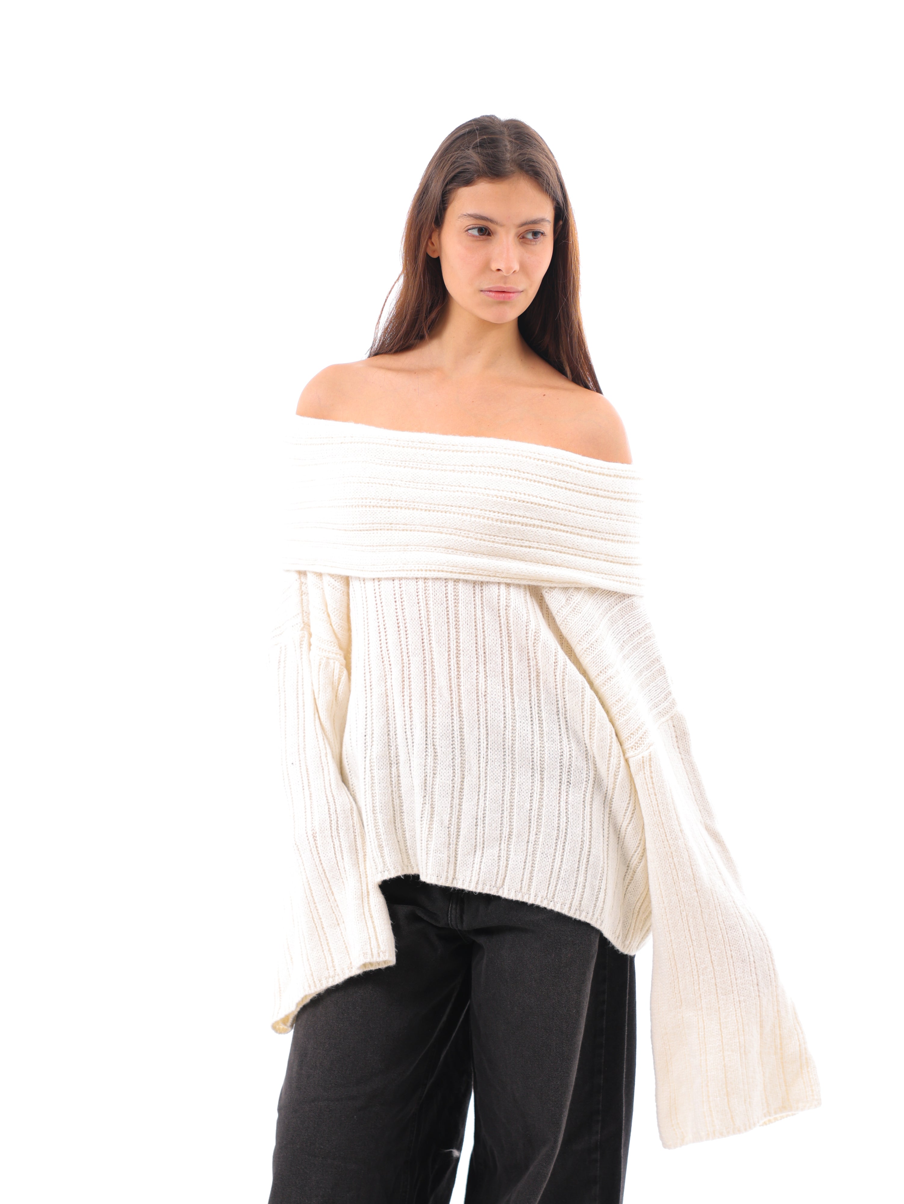 Off Shoulder Pullover