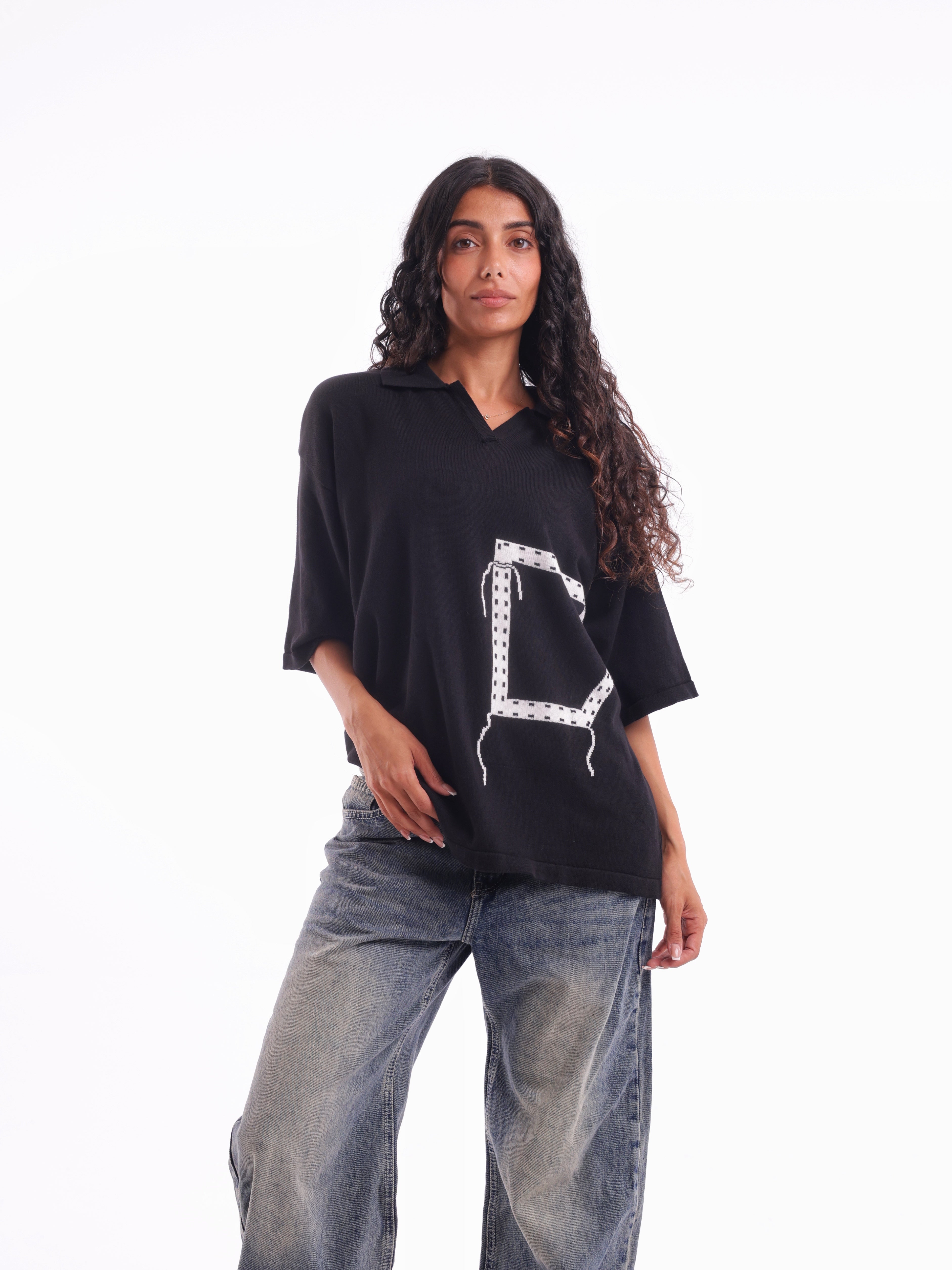Knitted Polo Shirt
