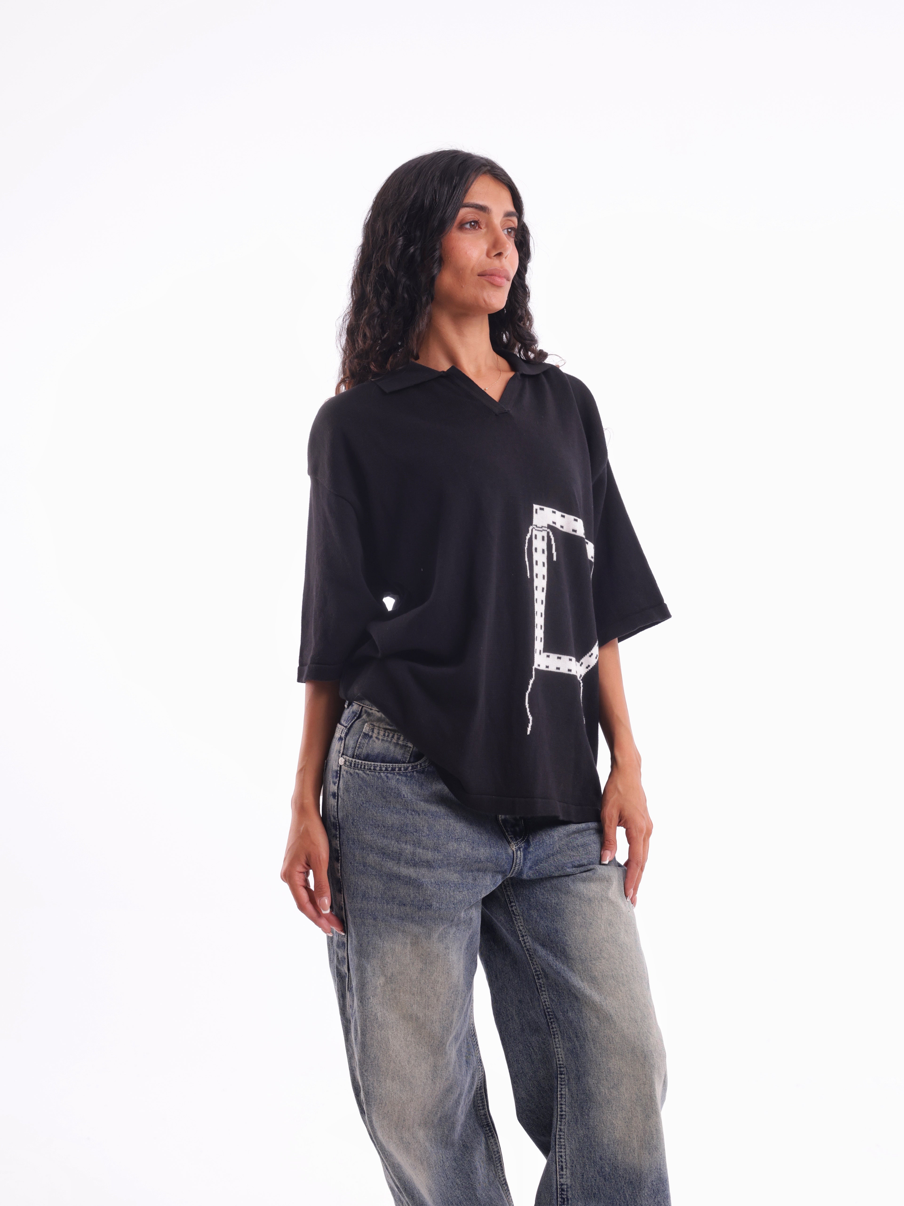 Knitted Polo Shirt