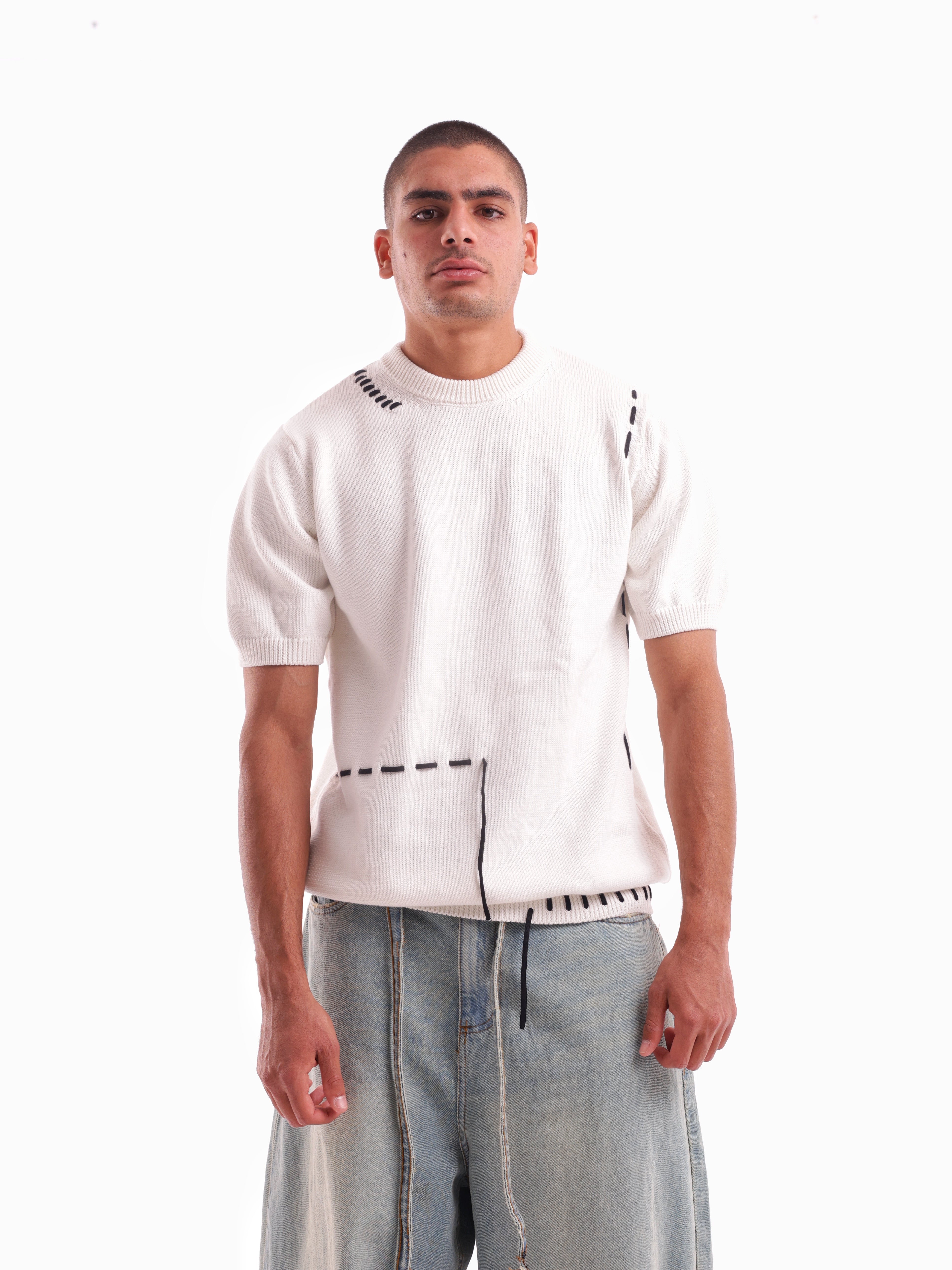 Round Knitted T-Shirt