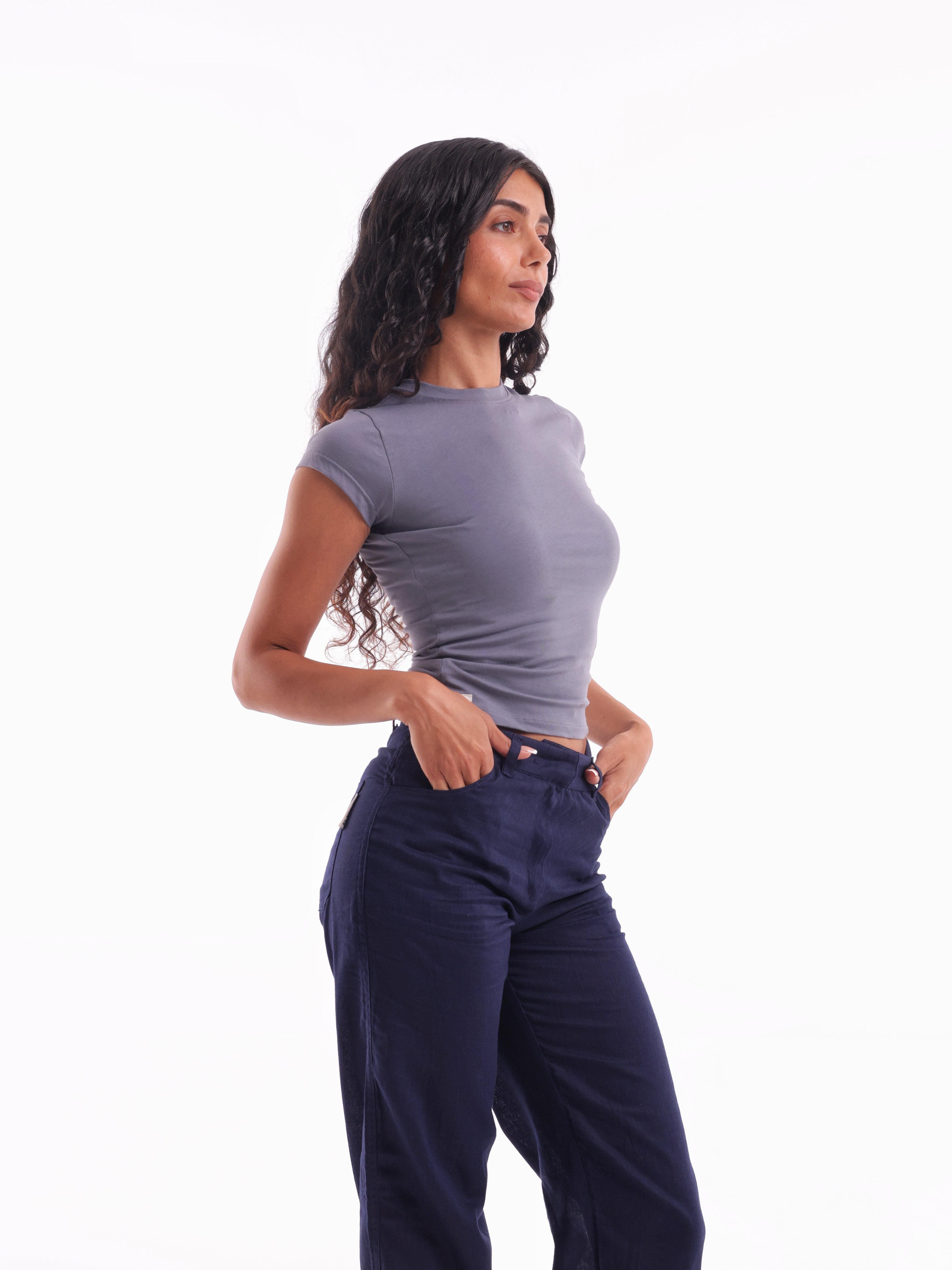 Quarter-Sleeve Top