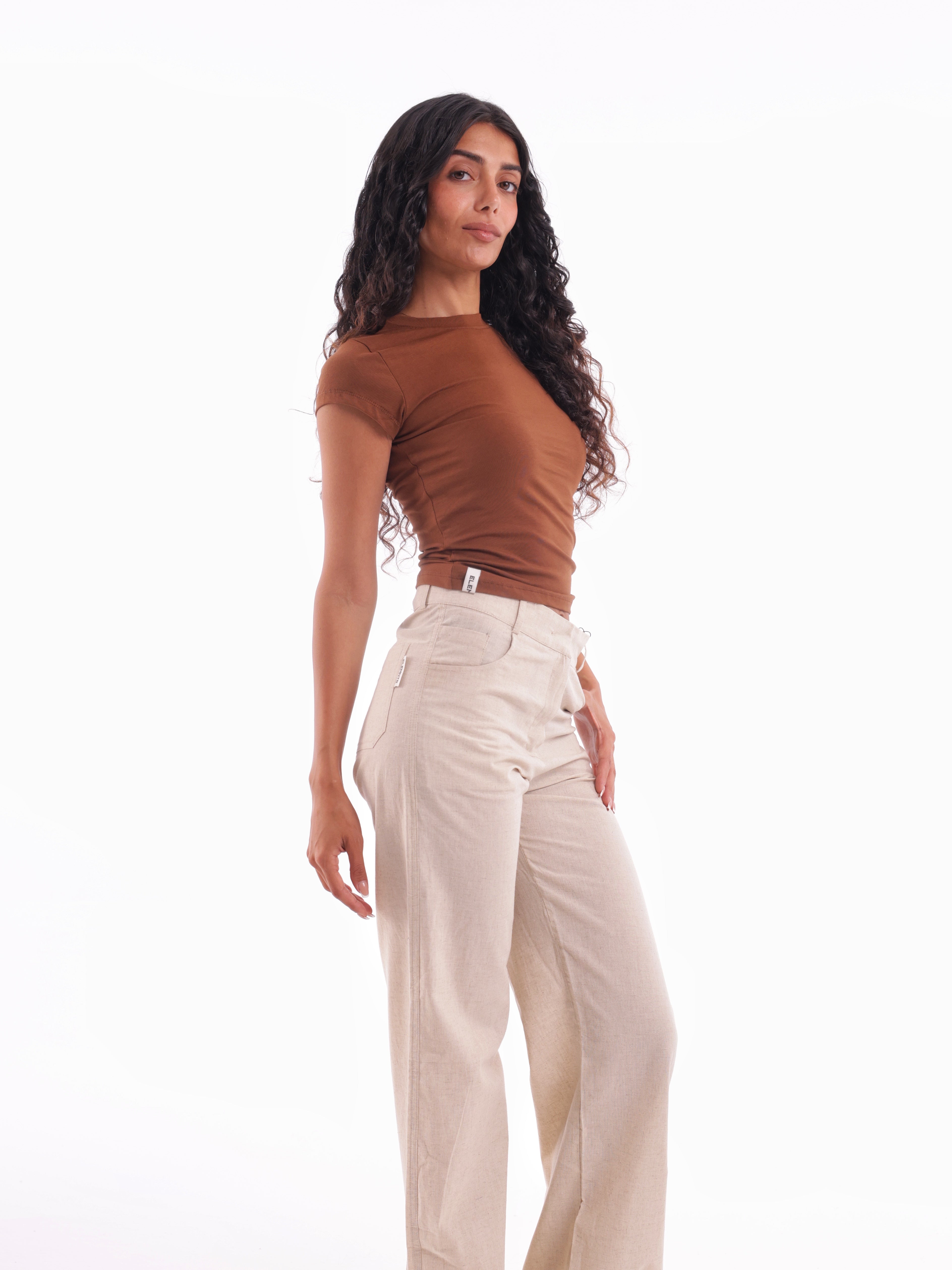 Quarter-Sleeve Top