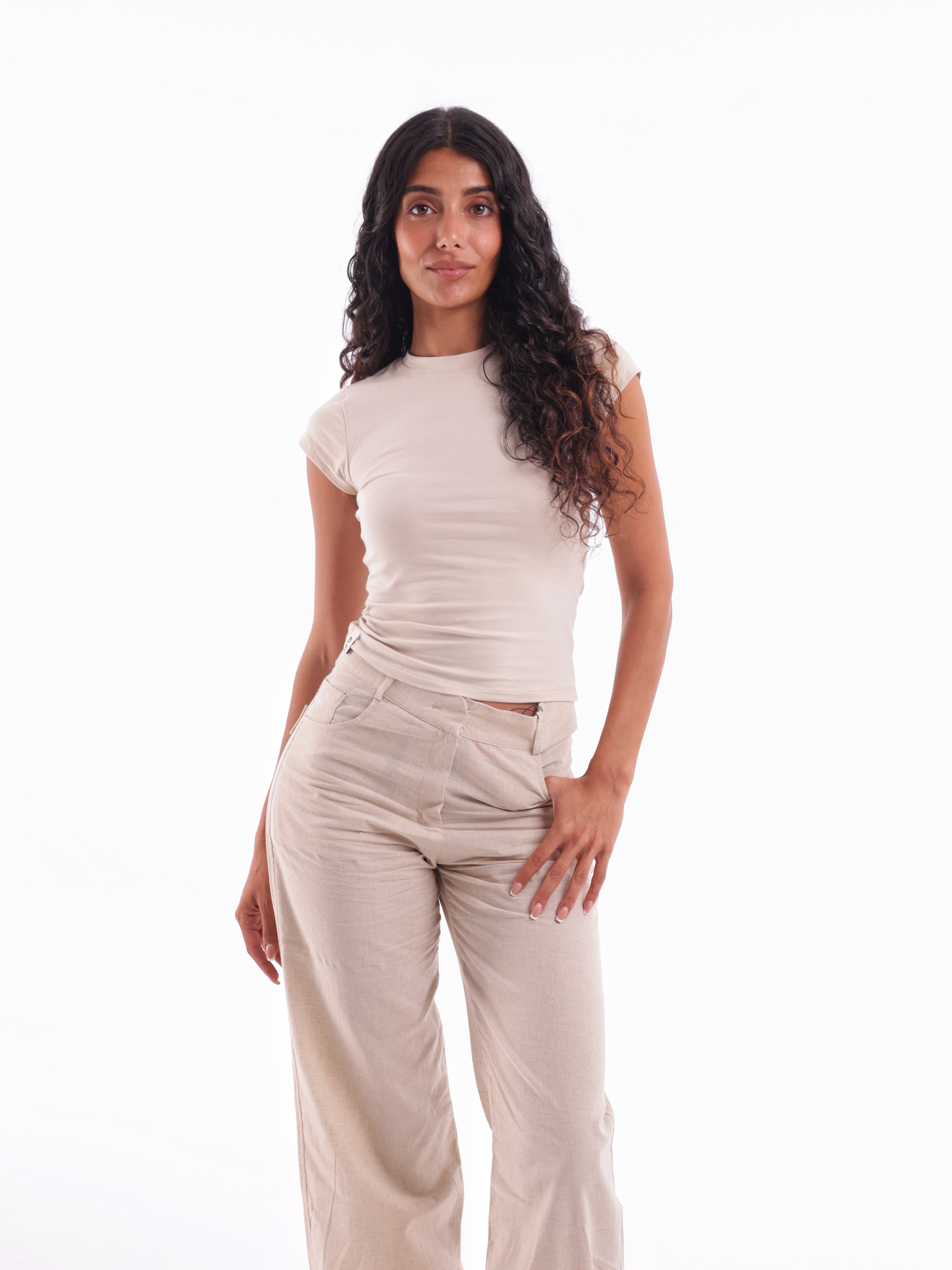 Quarter-Sleeve Top