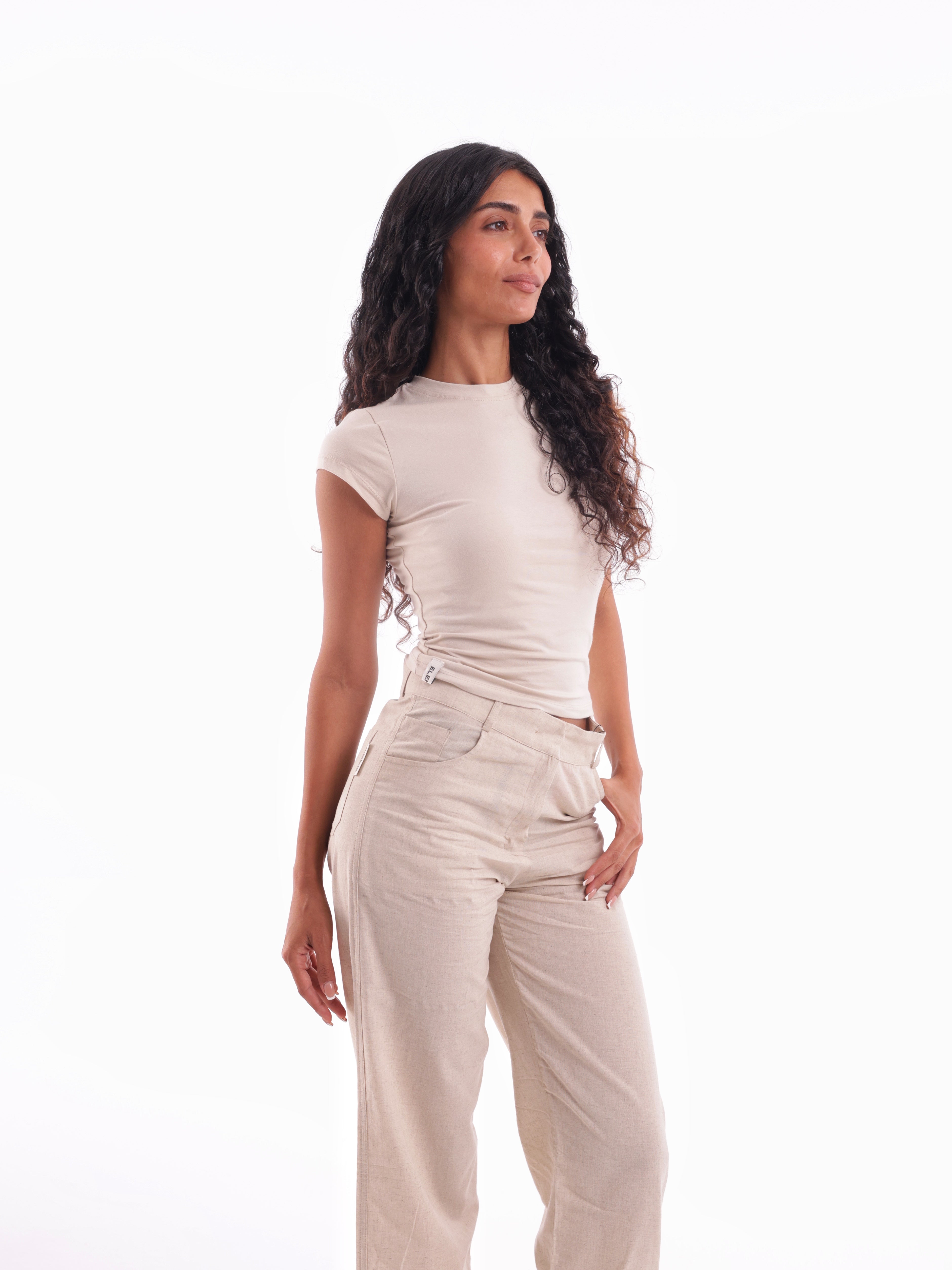 Quarter-Sleeve Top