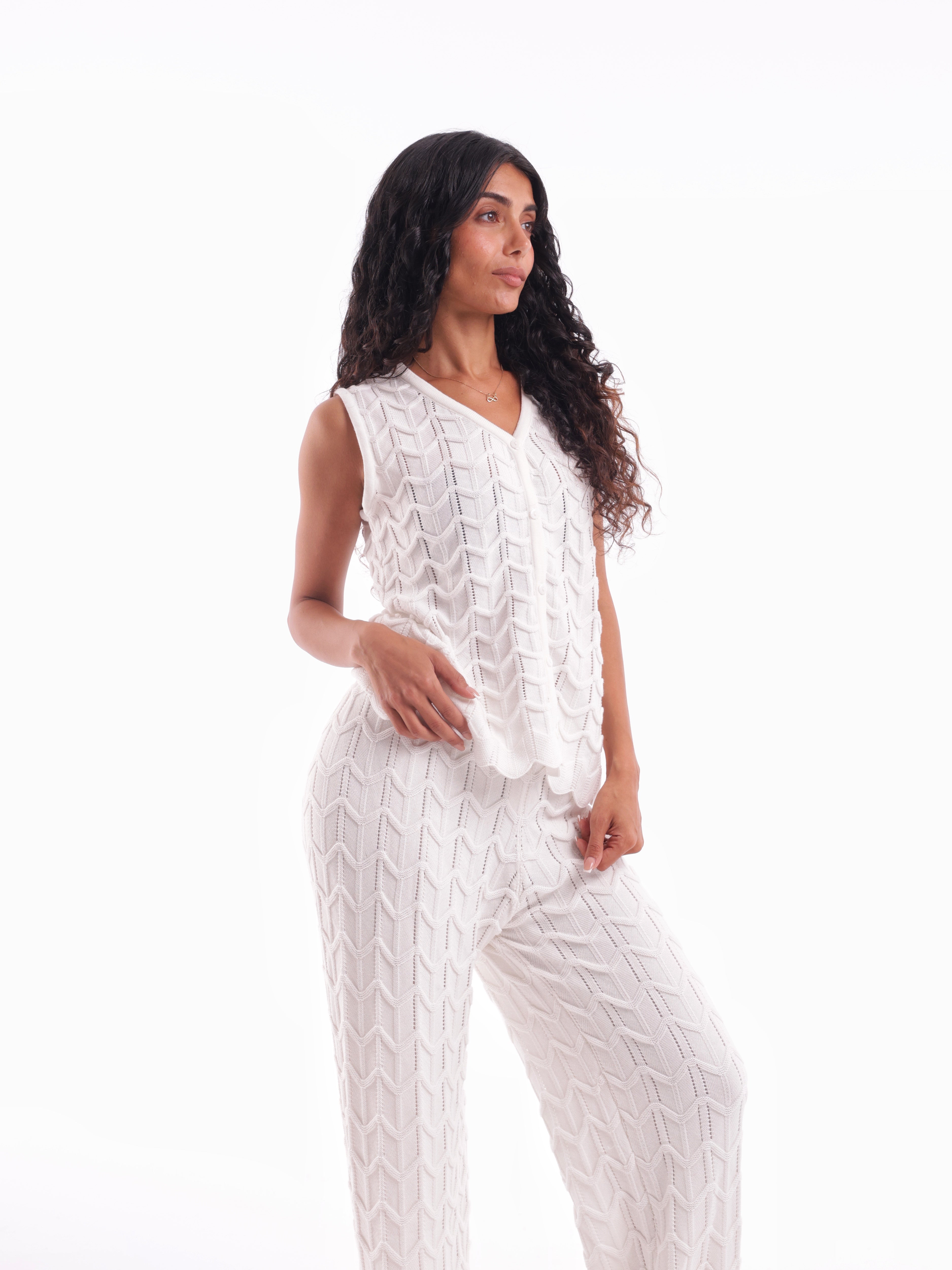 Knitted Vest Set