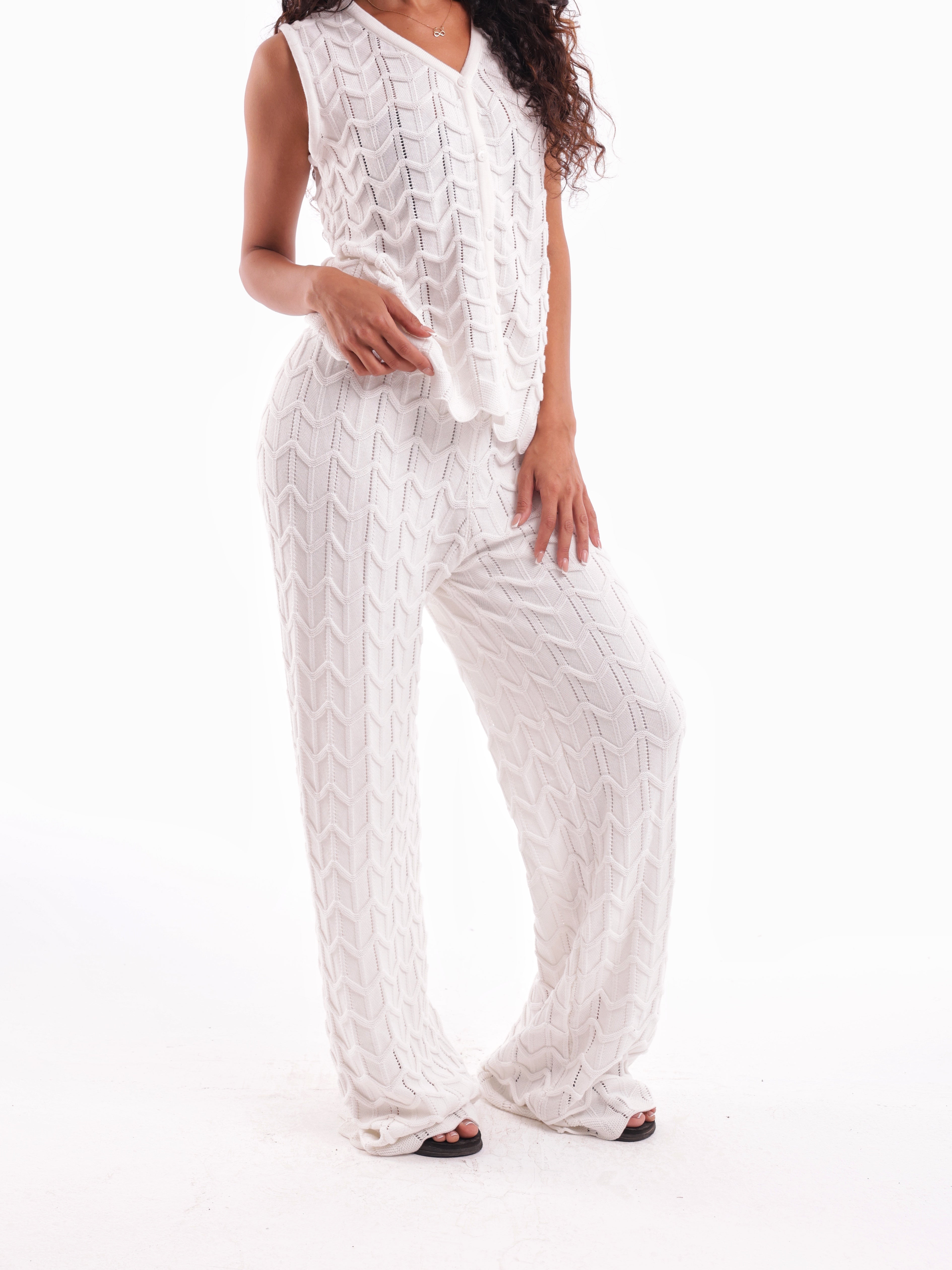 Knitted Vest Set