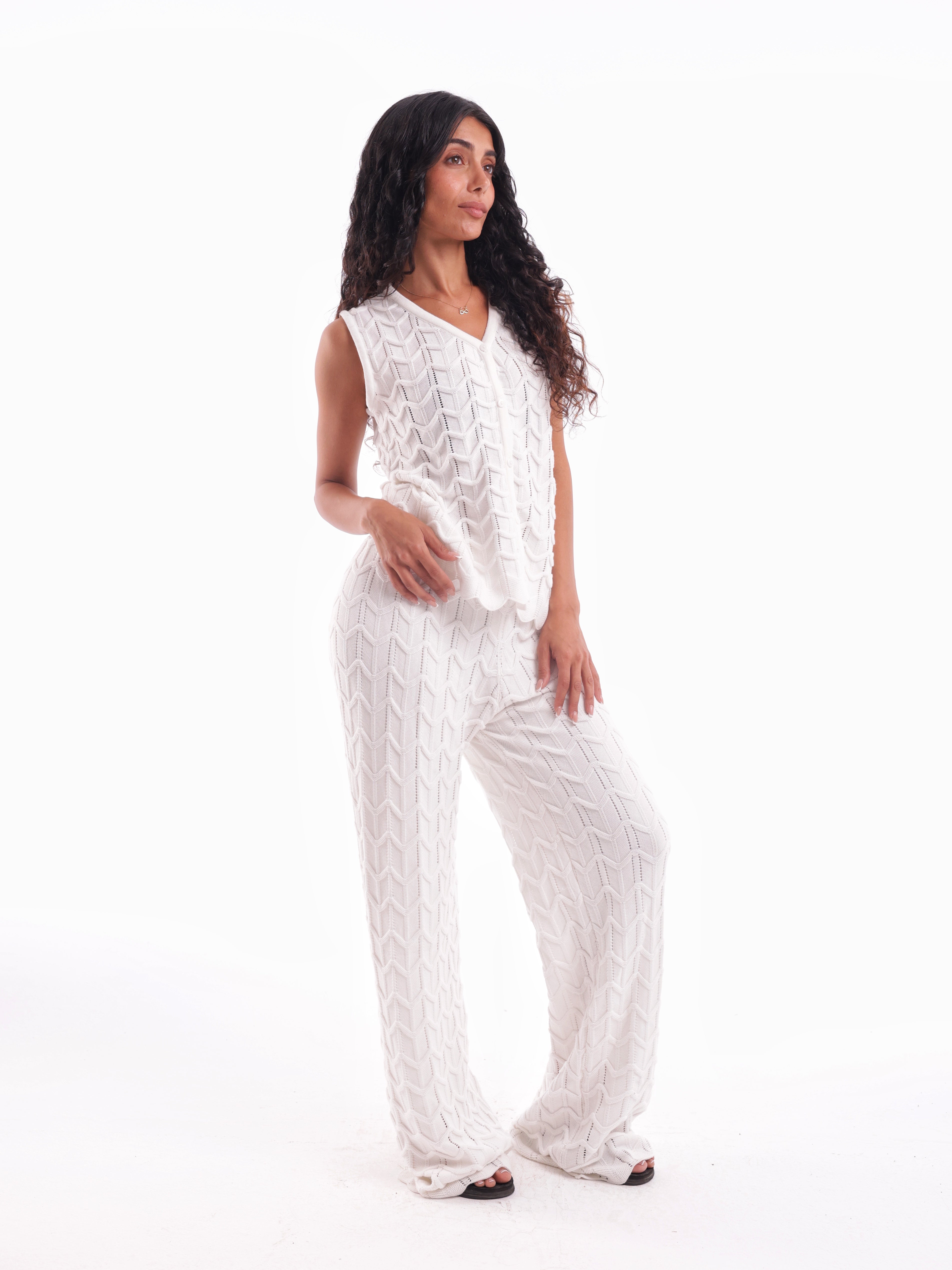 Knitted Vest Set
