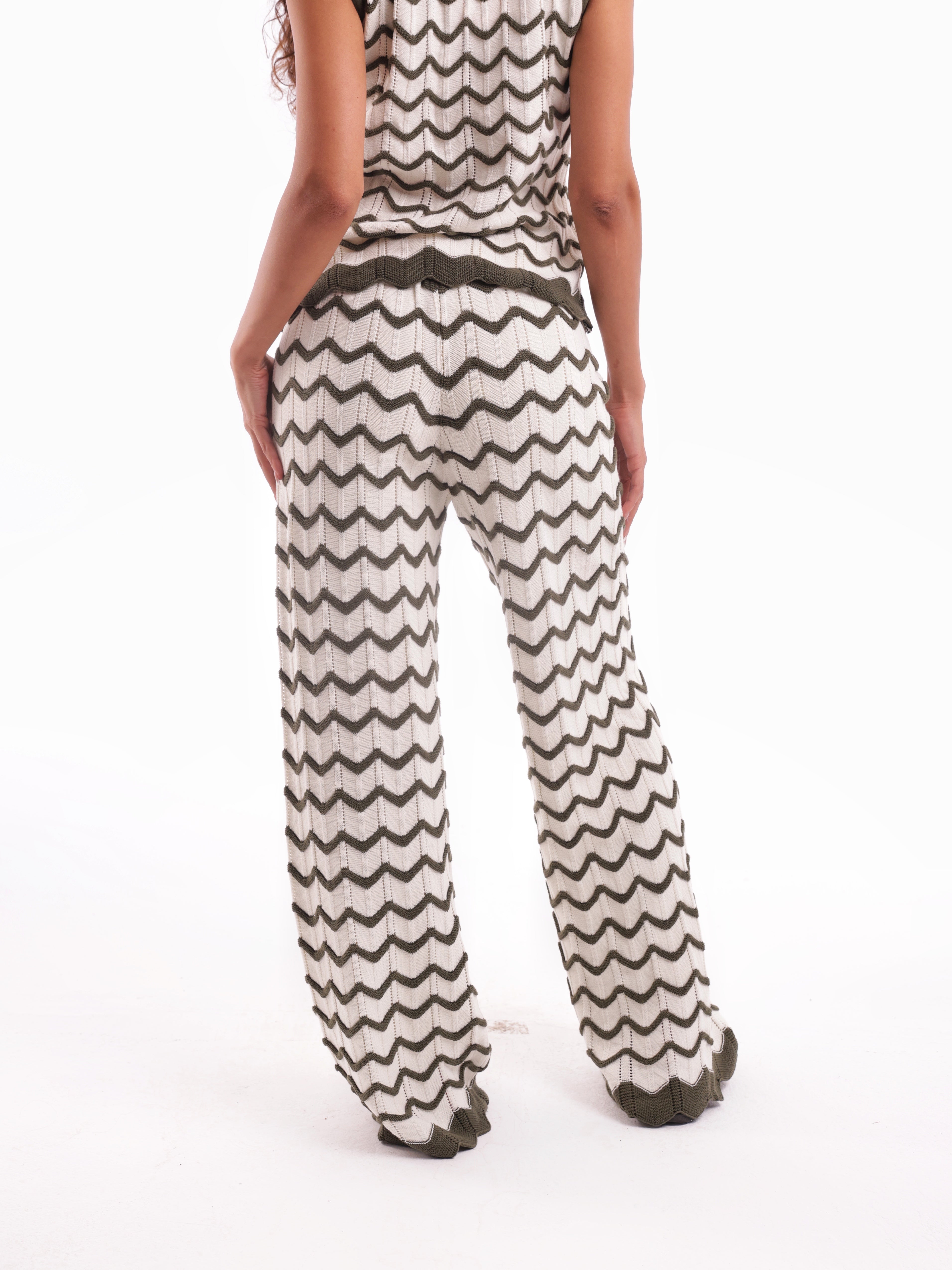 ZigZag Knit Vest Set