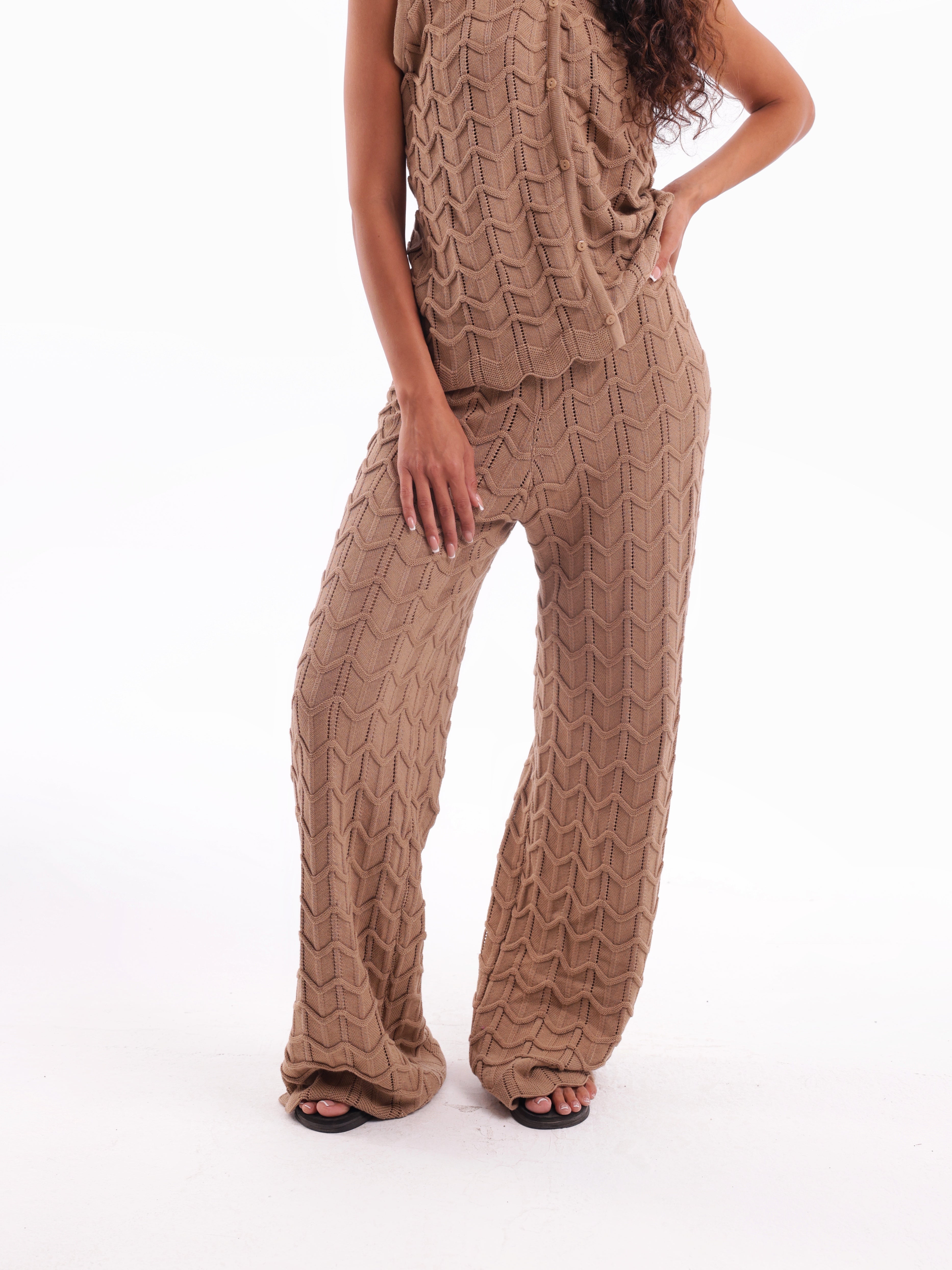 Knitted Vest Set