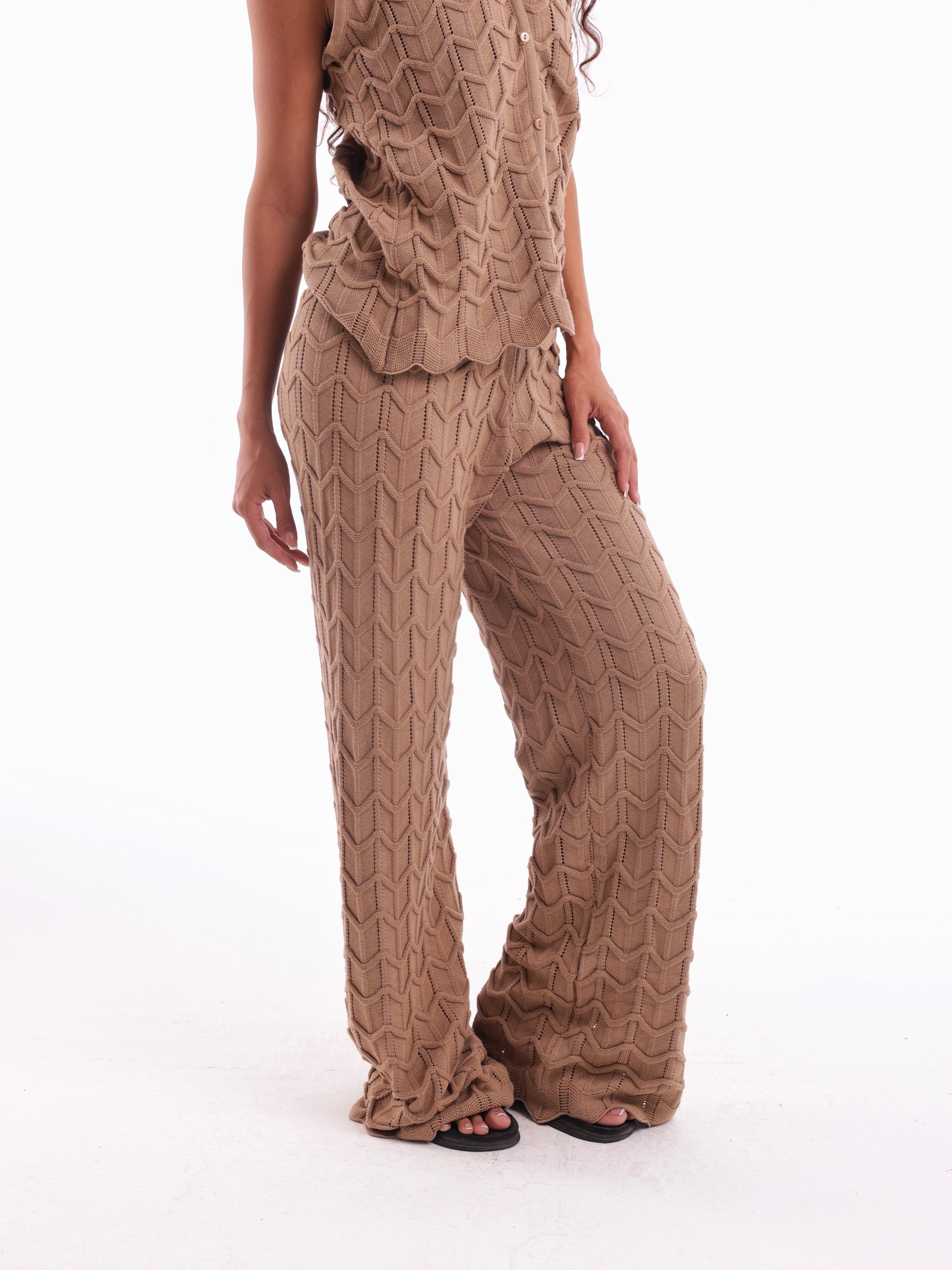 Knitted Vest Set