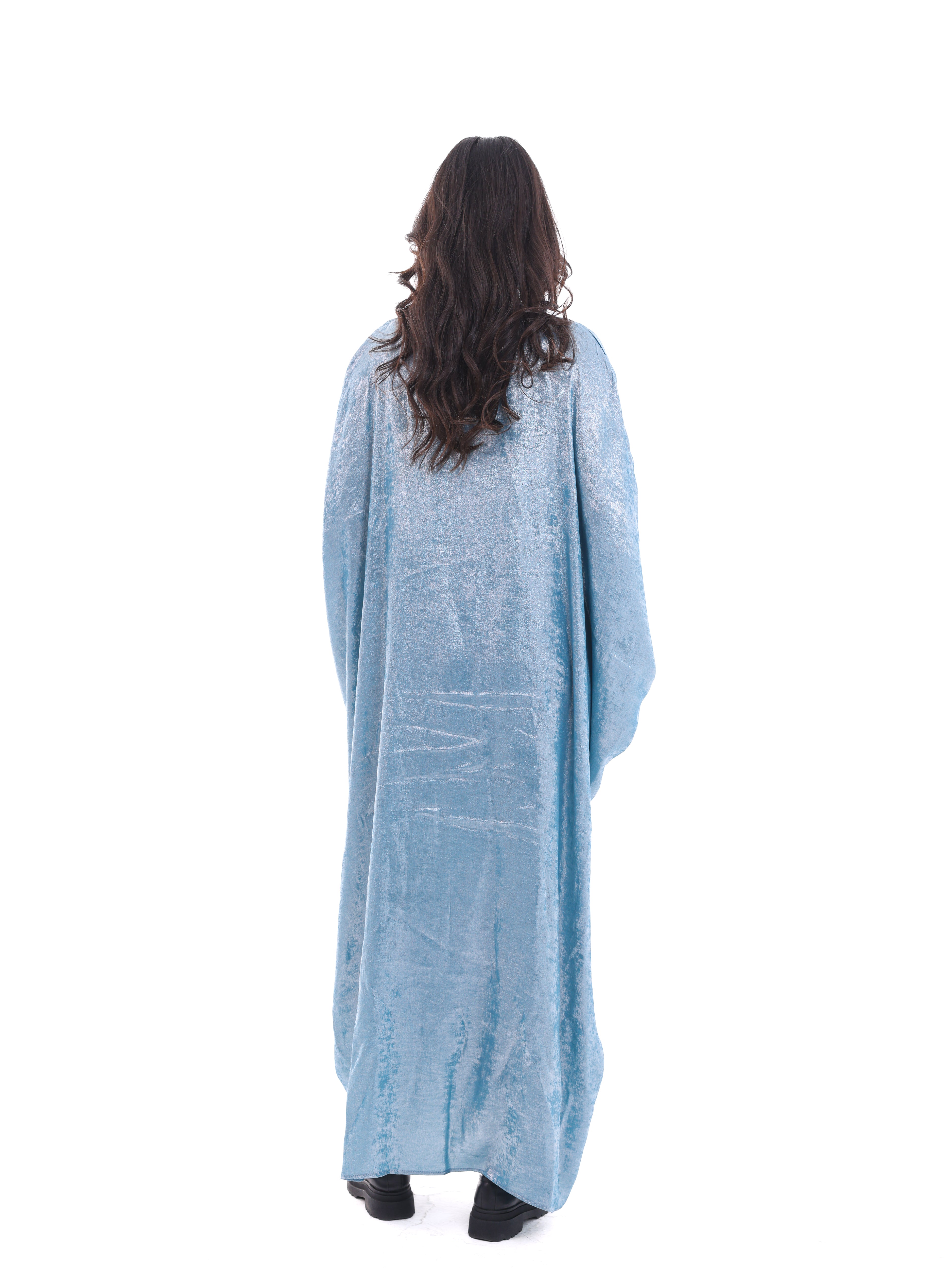 Sky Shine Metallic Kaftan
