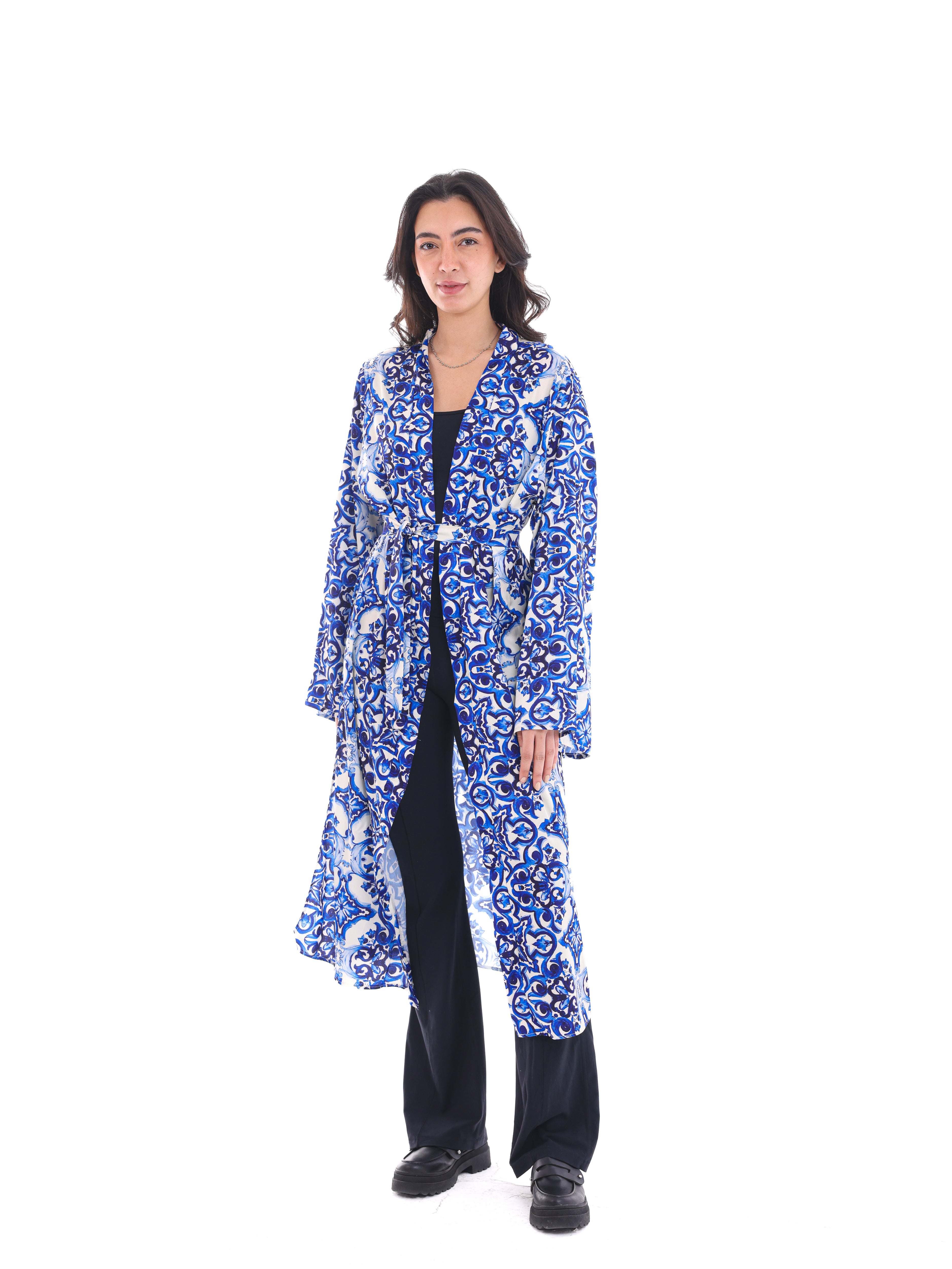 Azure Bloom Kaftan