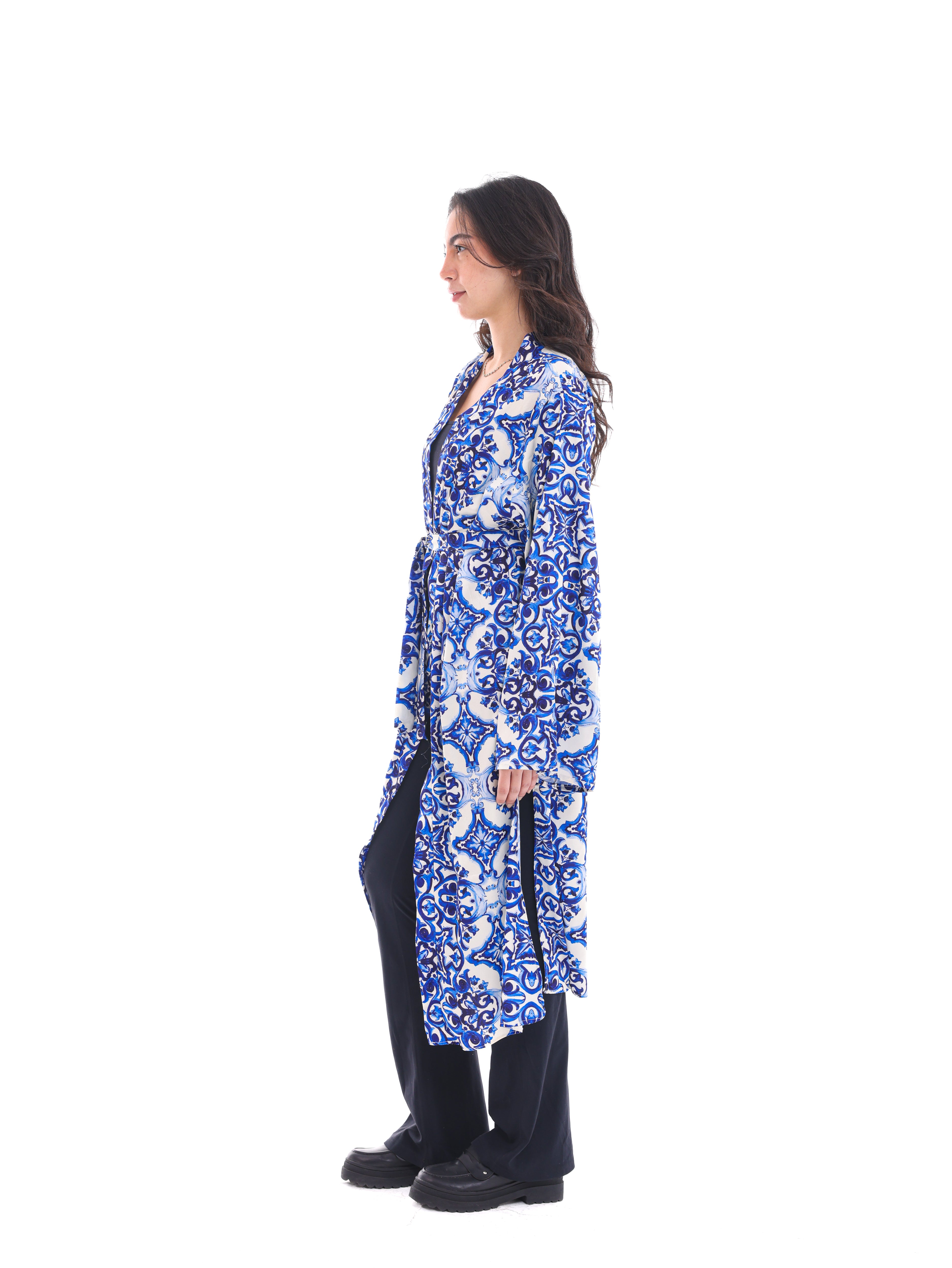 Azure Bloom Kaftan