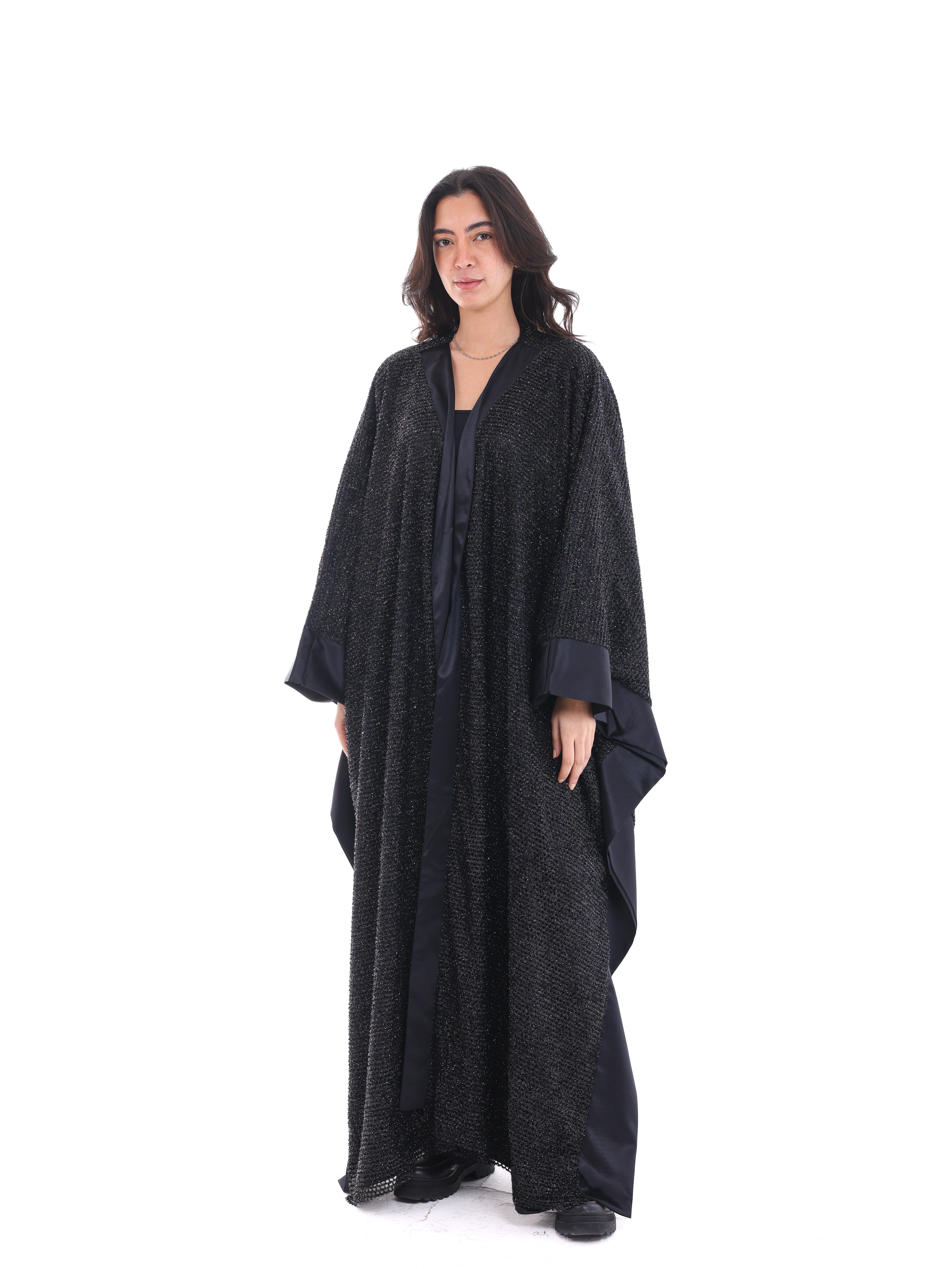 Midnight Layered Net Kaftan