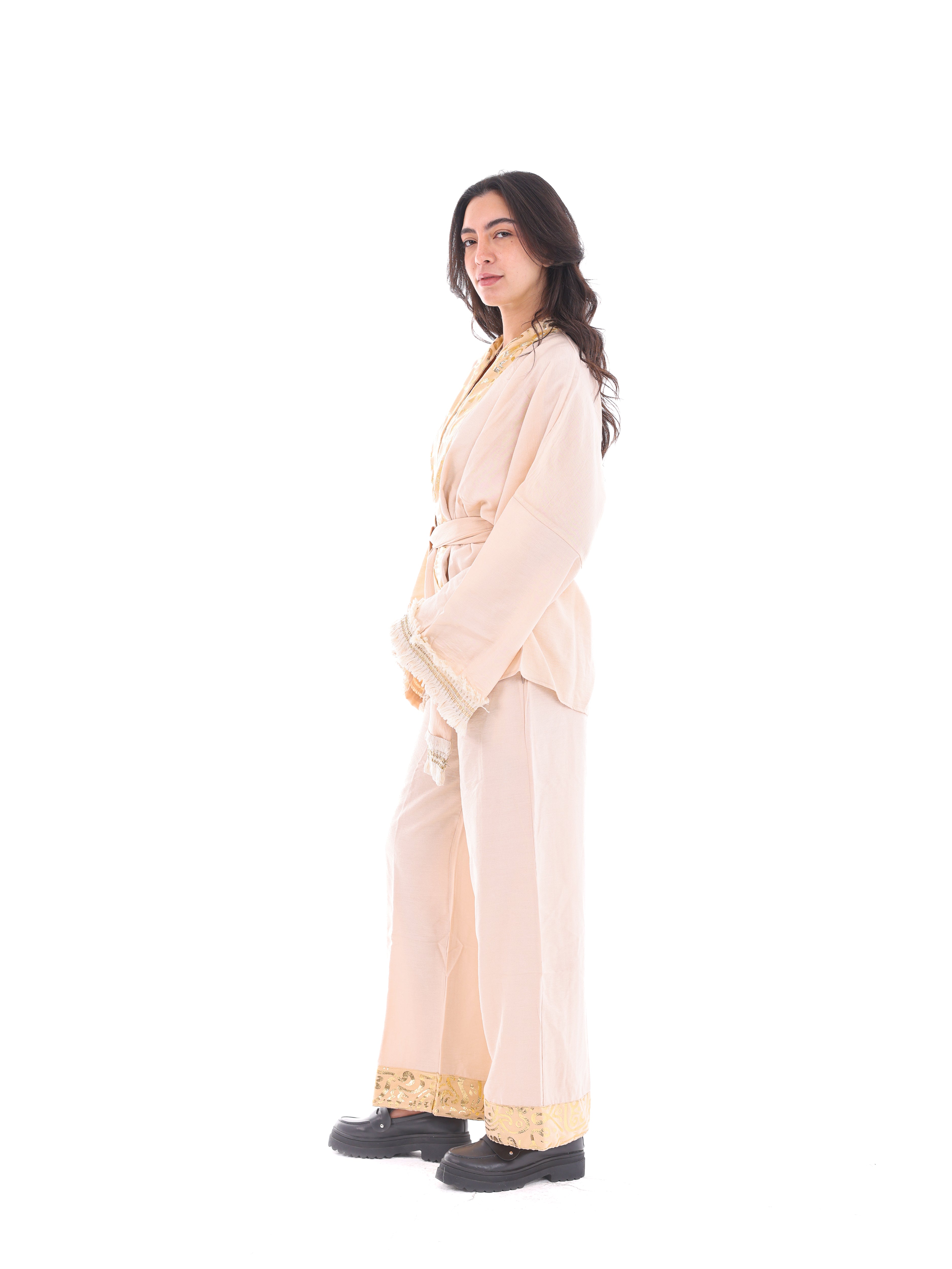 Golden Glow Kaftan Set