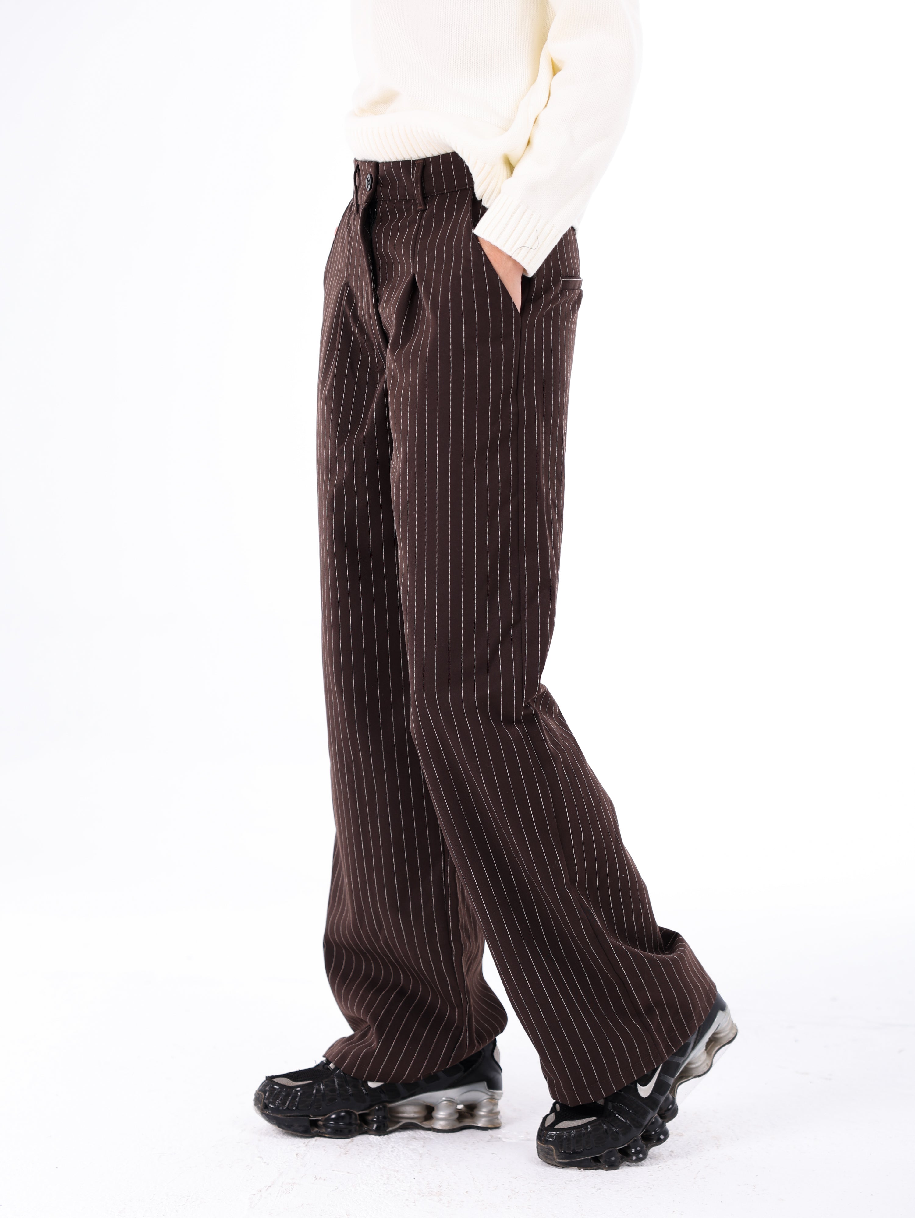 Pinstriped Pants