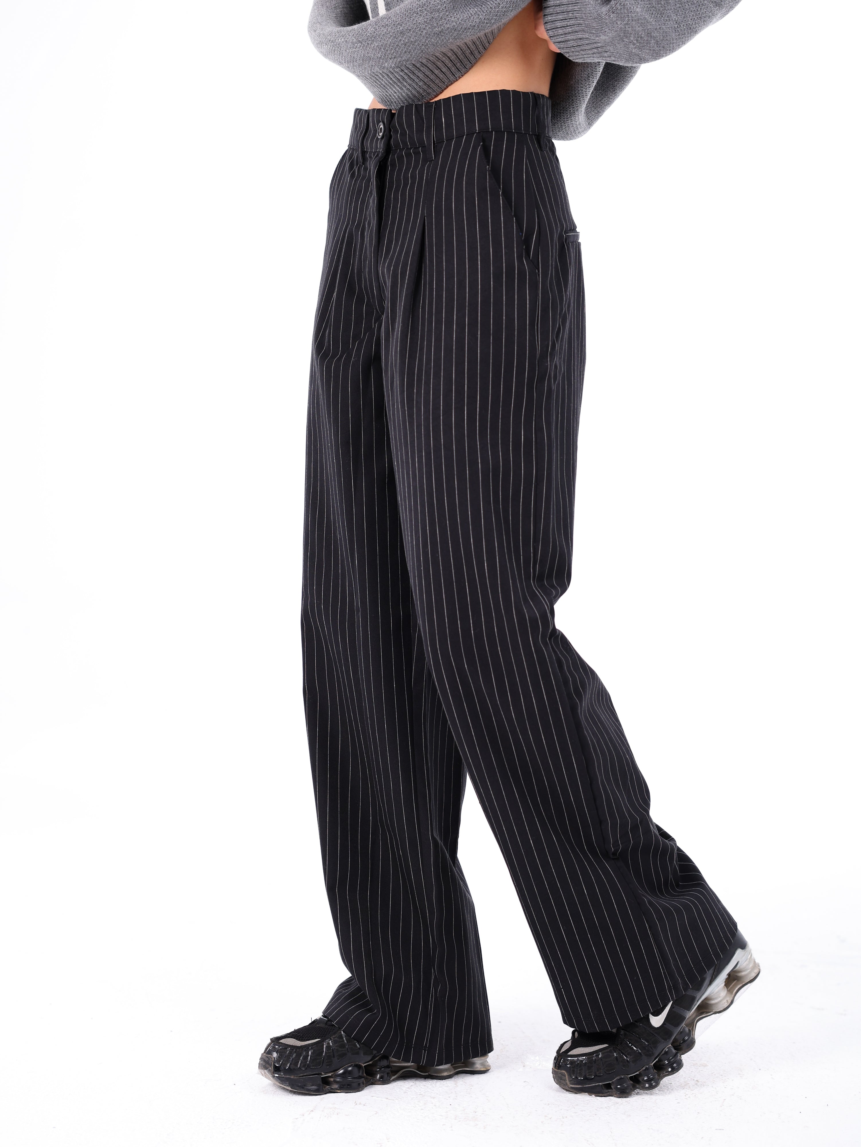 Pinstriped Pants