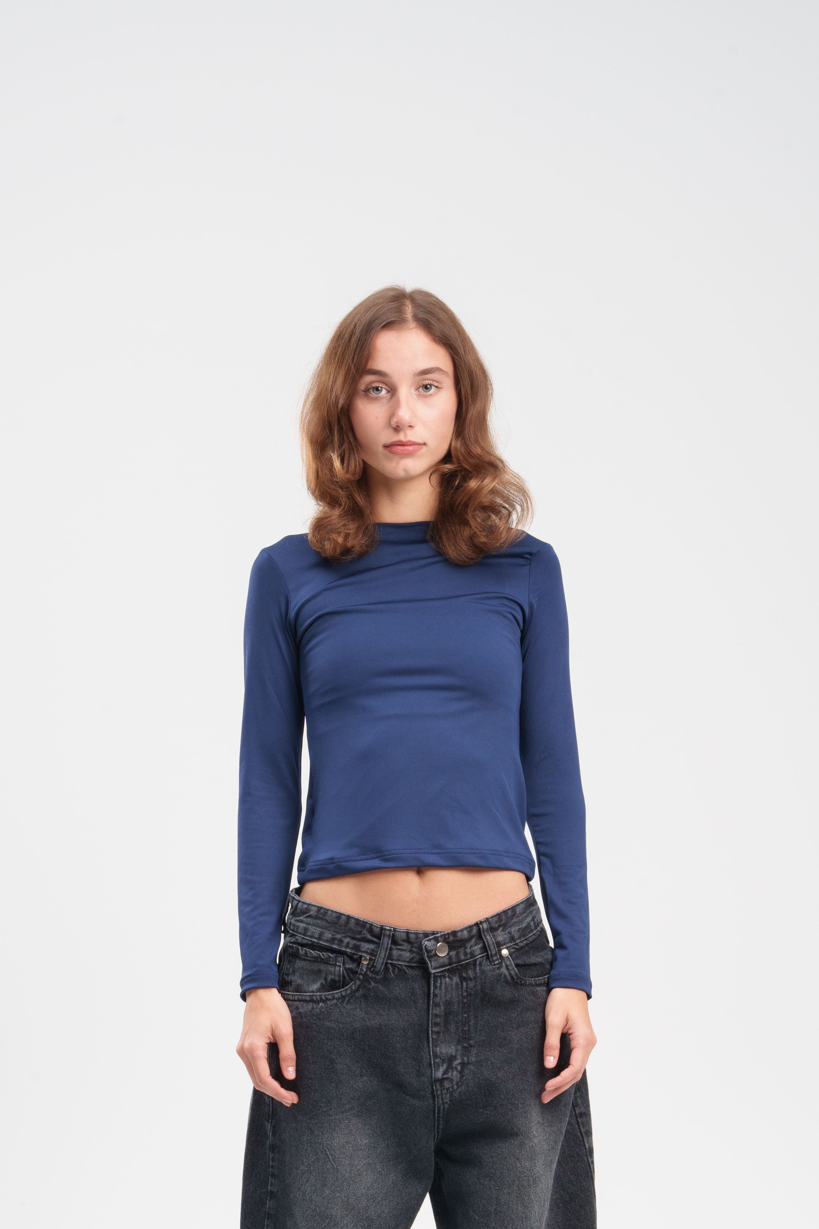 Long-Sleeve Crewneck Top