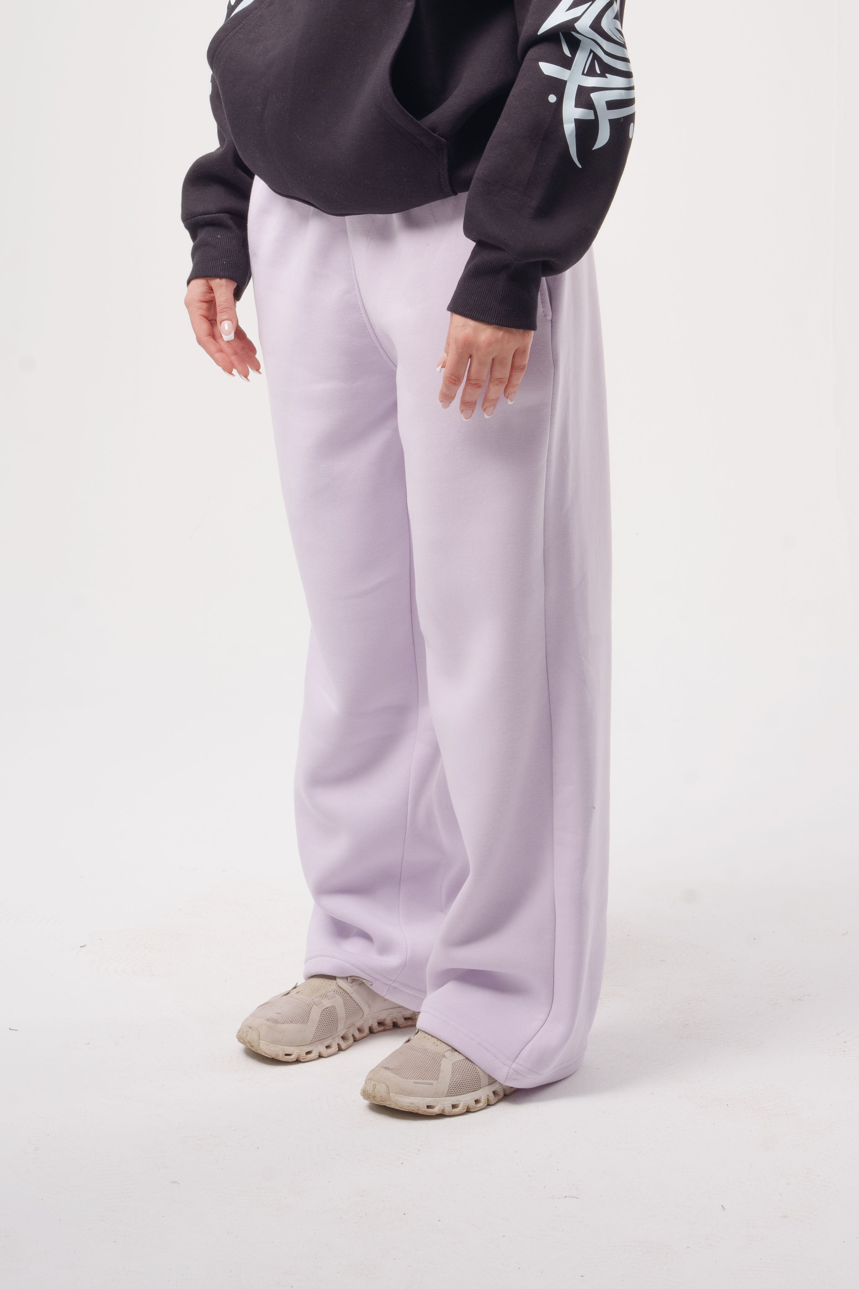 Wide-Leg Sweatpants