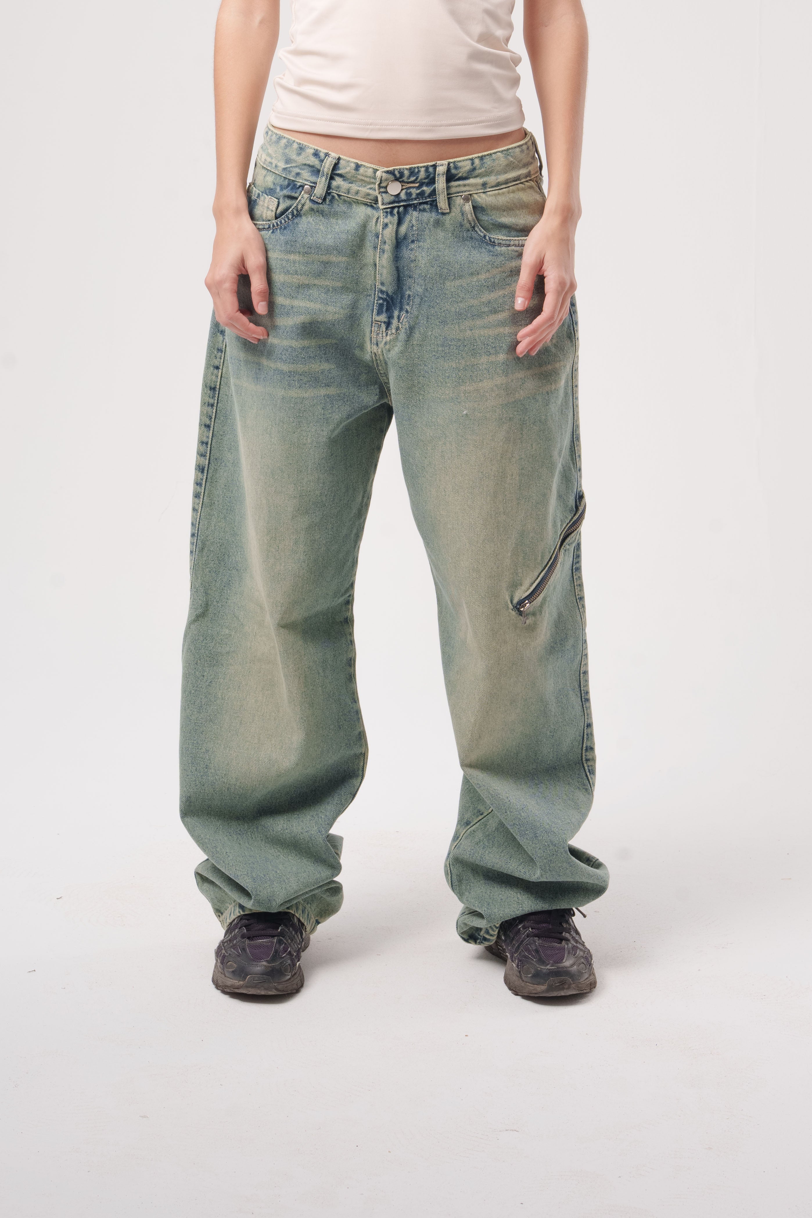 Baggiest Zip Denim