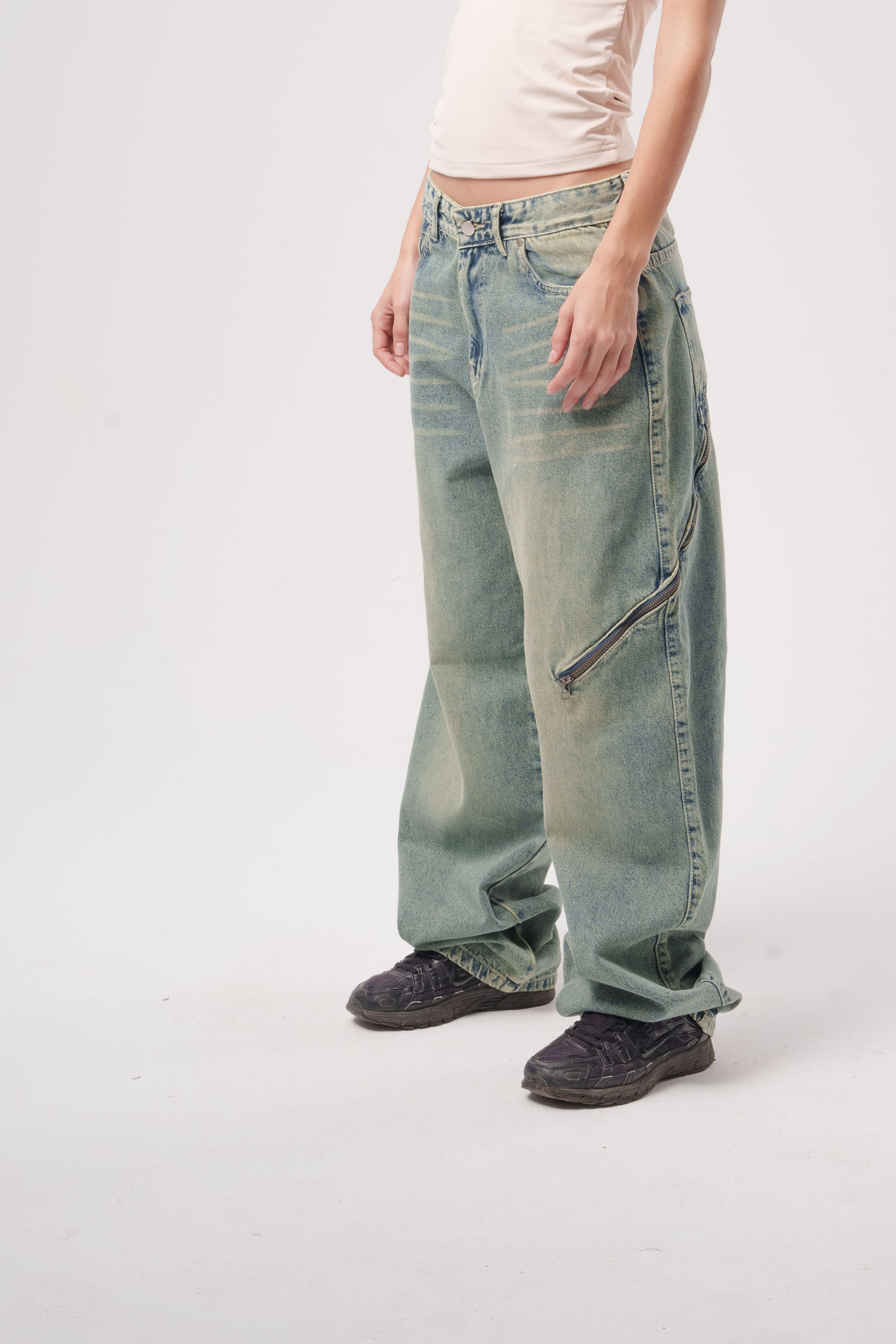 Baggiest Zip Denim