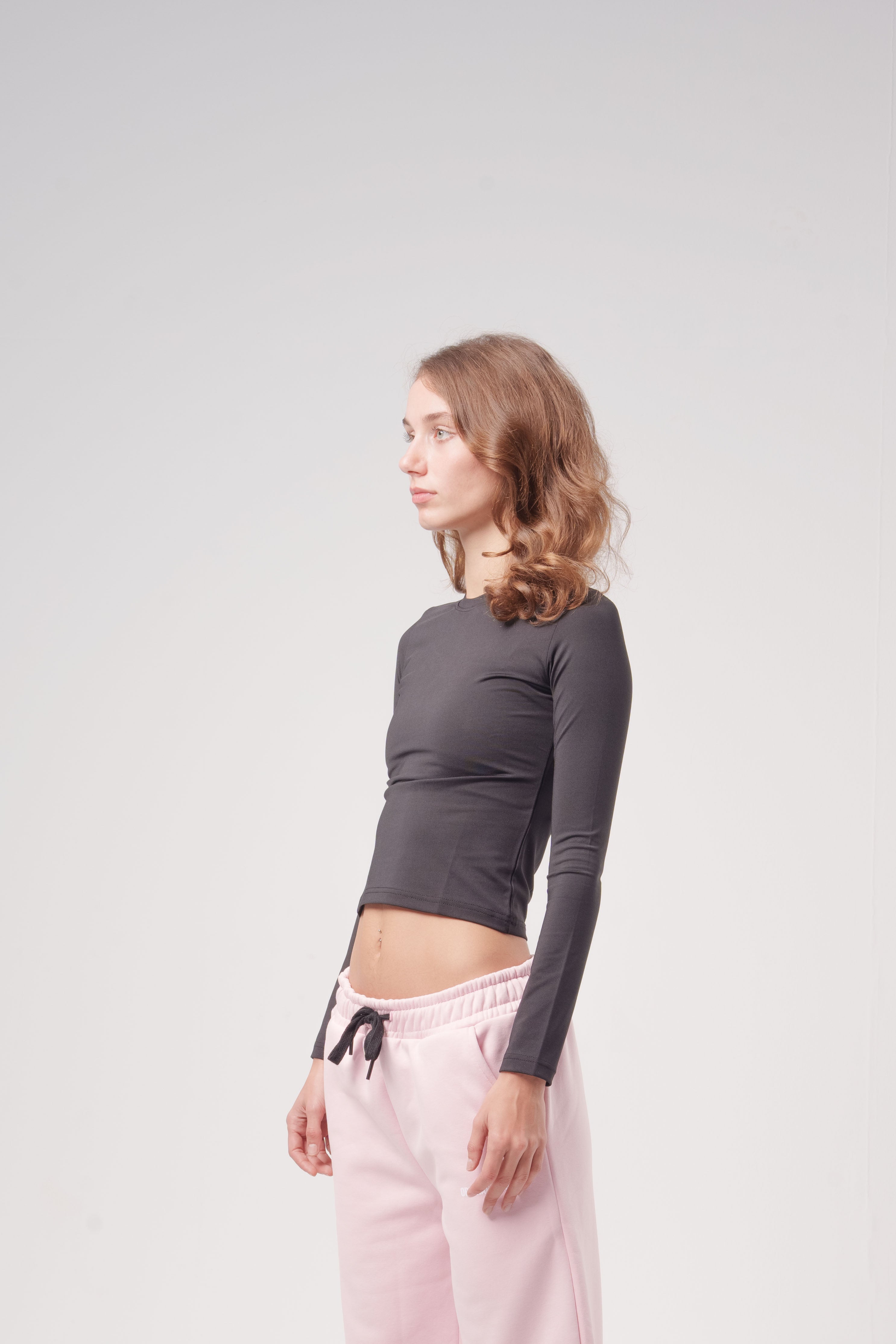 Long-Sleeve Fitted Top