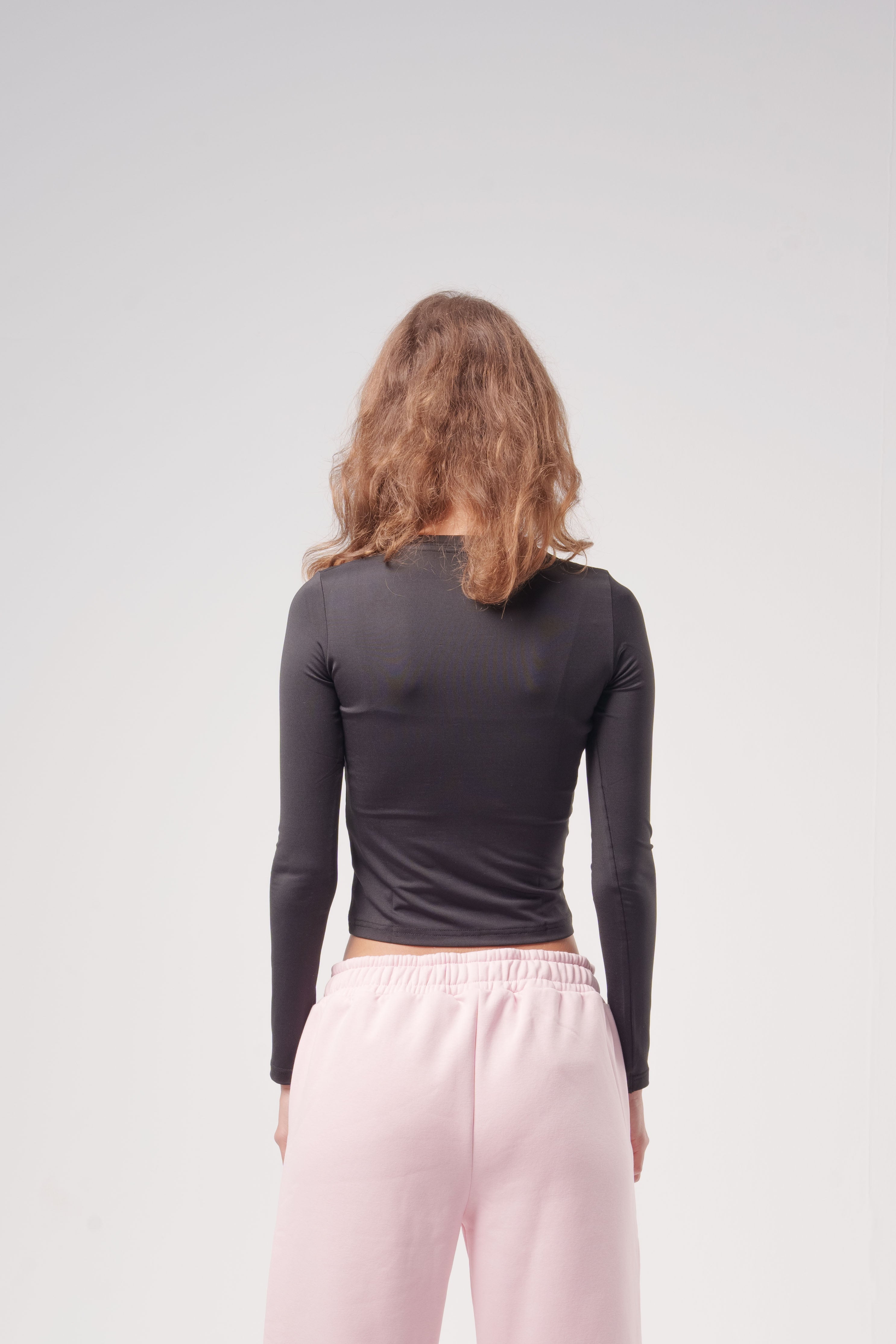 Long-Sleeve Fitted Top