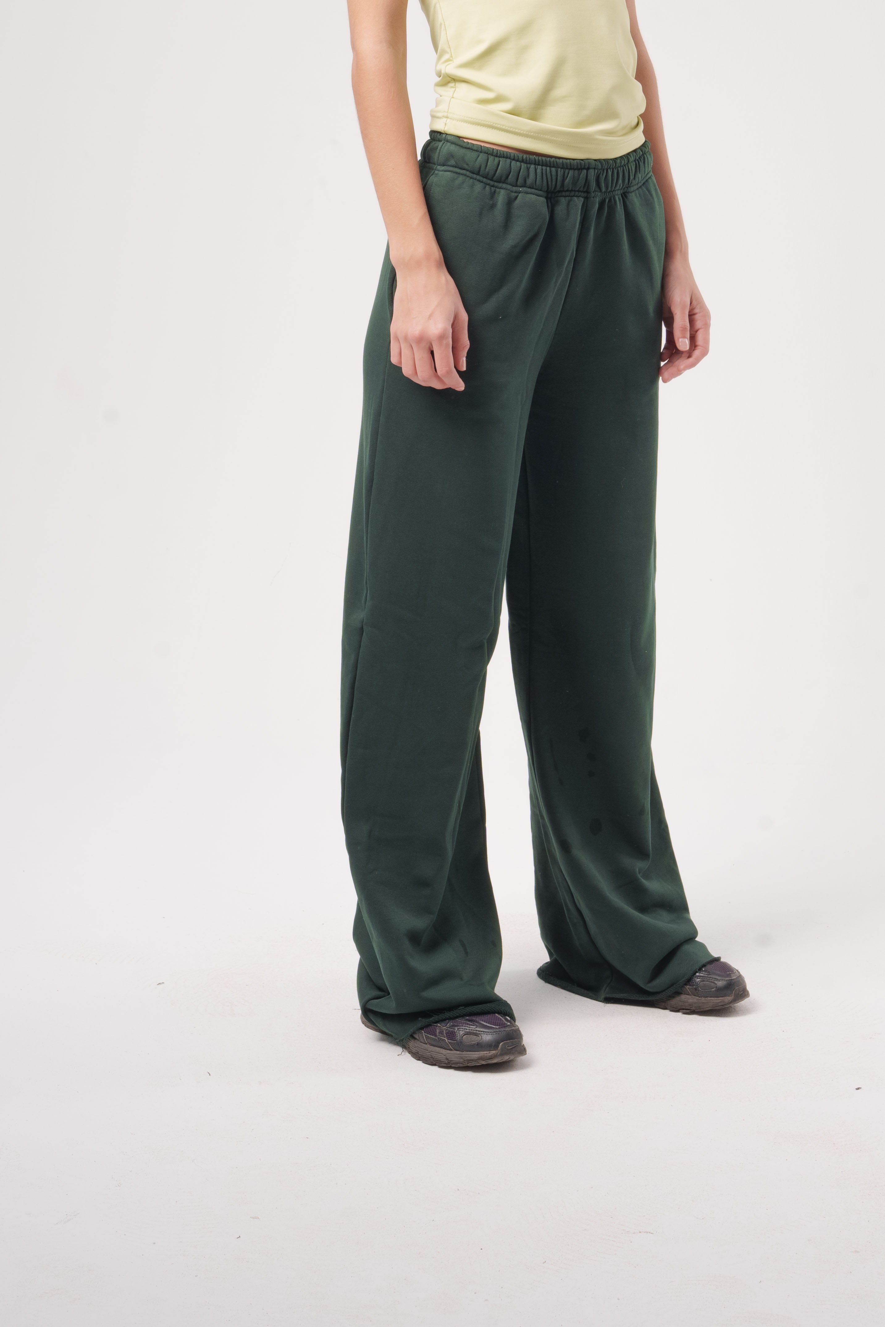 Wide-Leg Sweatpants